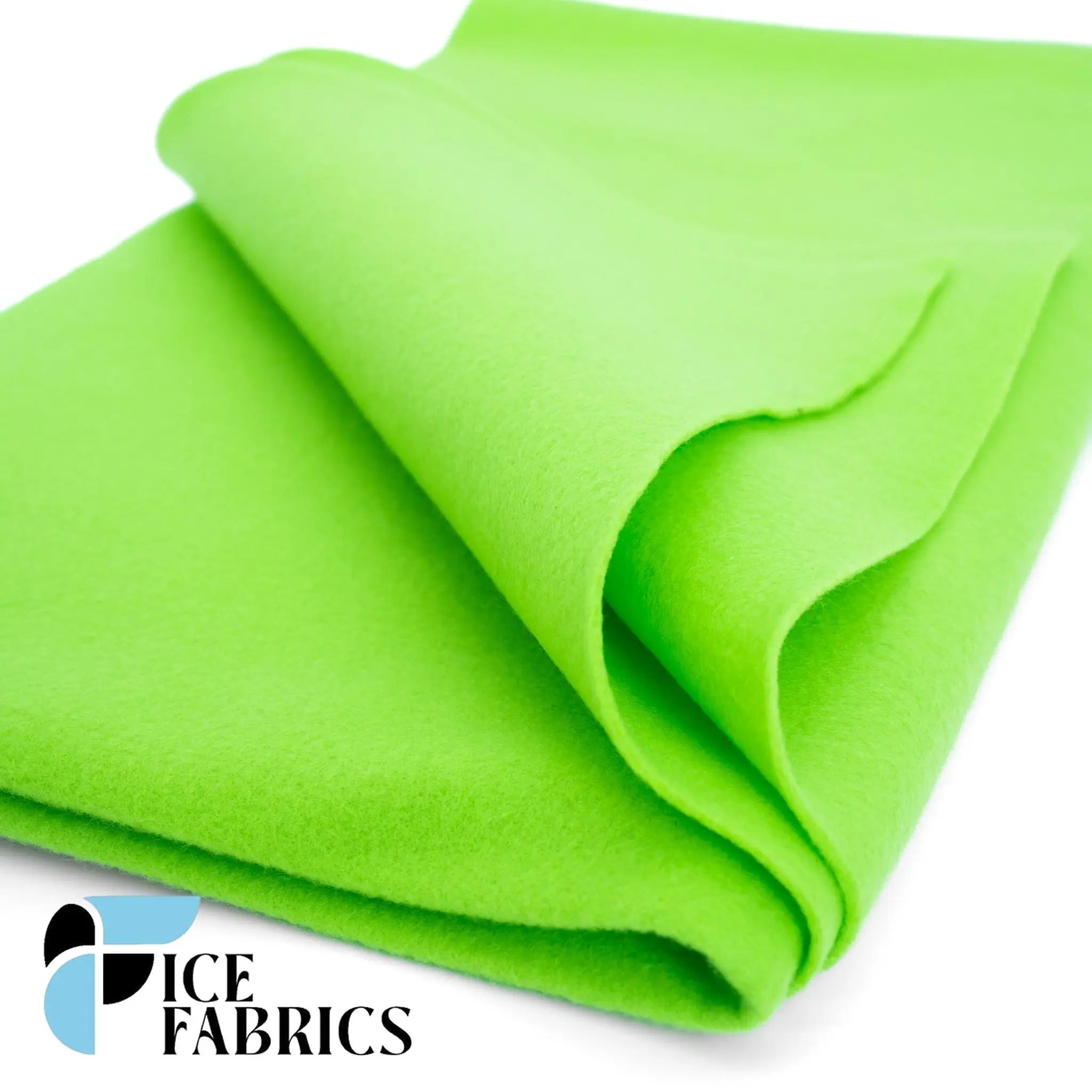 Lime Green Acrylic Felt Fabric / 1.6mm Thick _ 72” WideICE FABRICSICE FABRICSBy The YardLime Green Acrylic Felt Fabric / 1.6mm Thick _ 72” Wide ICE FABRICS