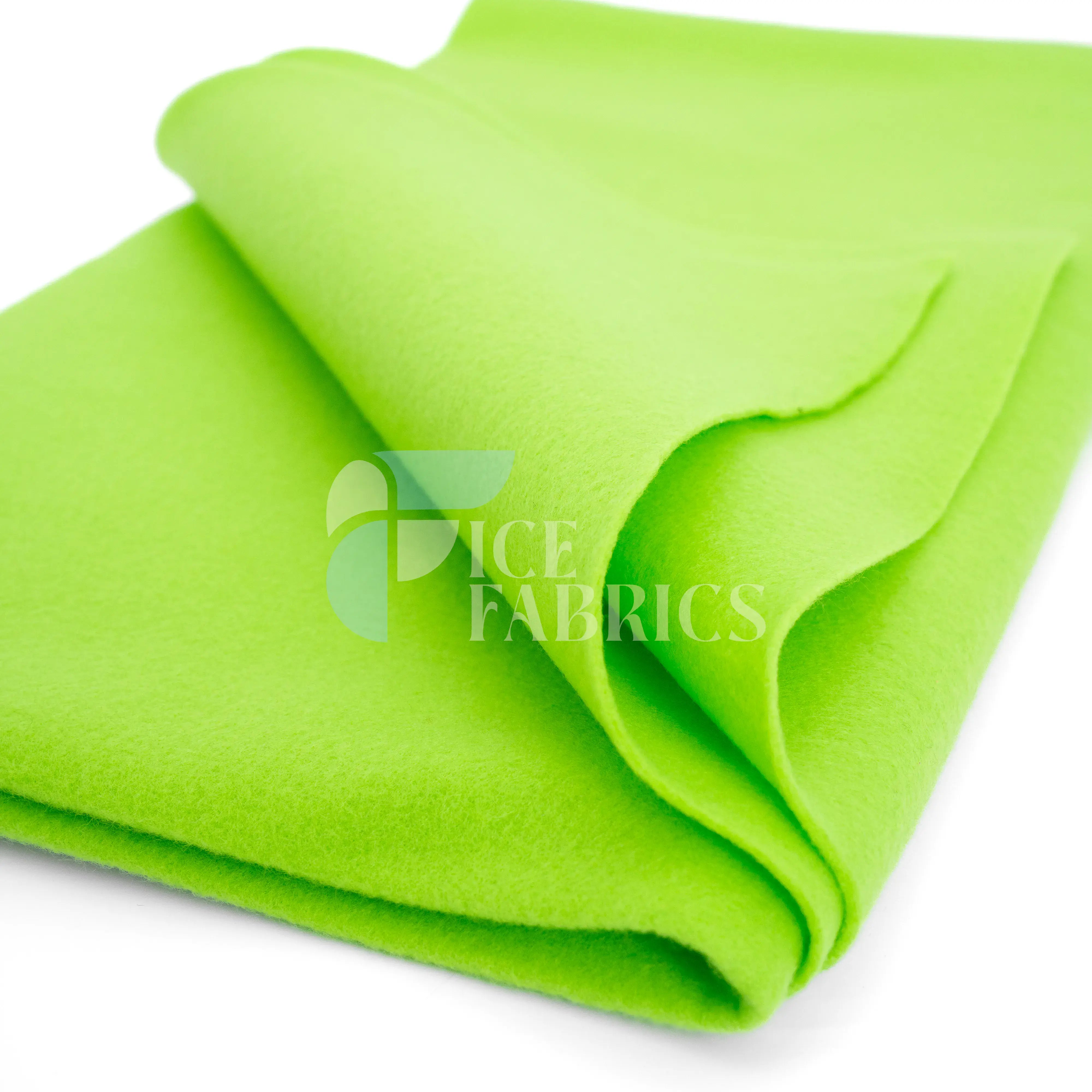 Lime Green Acrylic Felt Fabric / 1.6mm Thick _ 72” Wide ICE FABRICS By The Yard