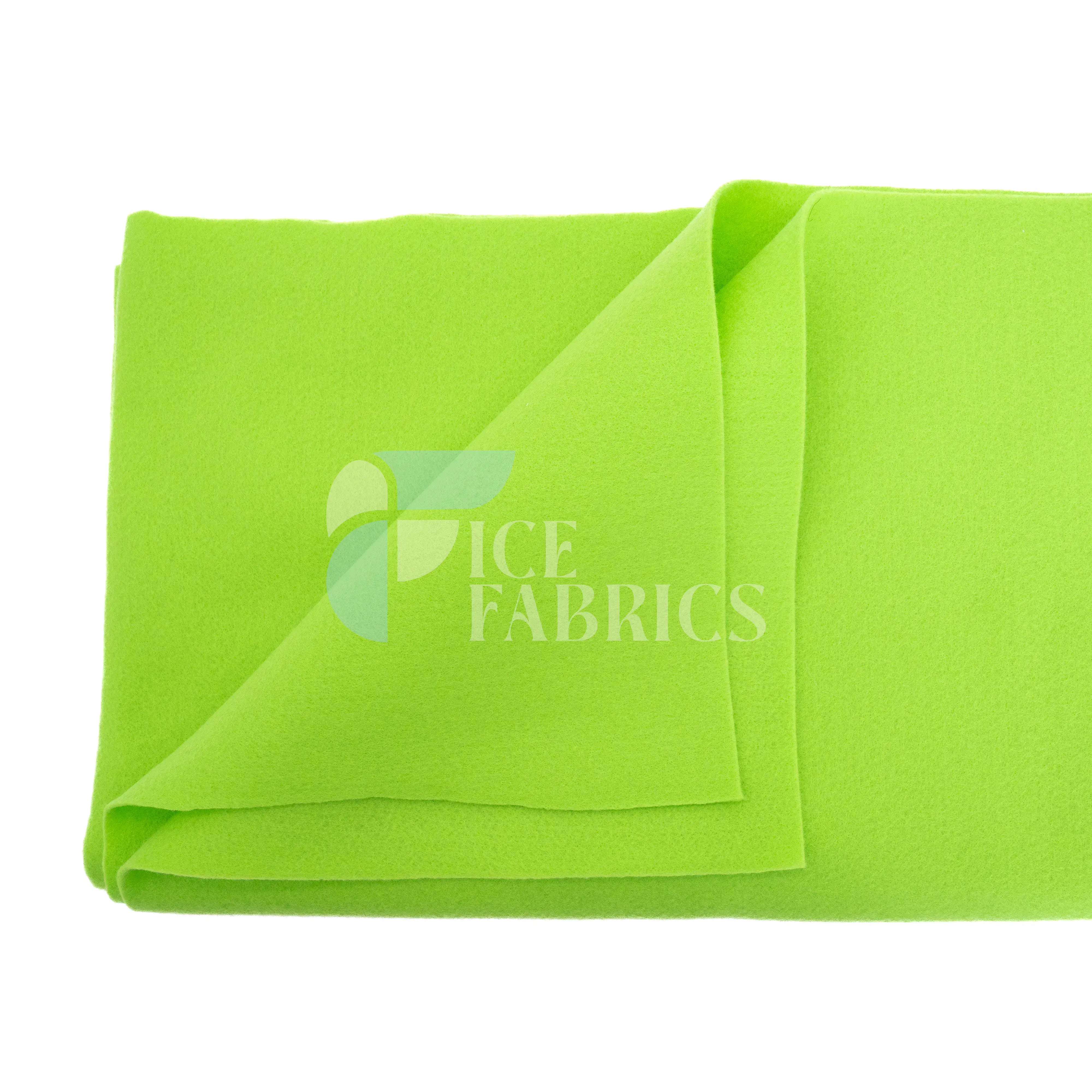 Lime Green Acrylic Felt Fabric / 1.6mm Thick _ 72” Wide ICE FABRICS By The Yard