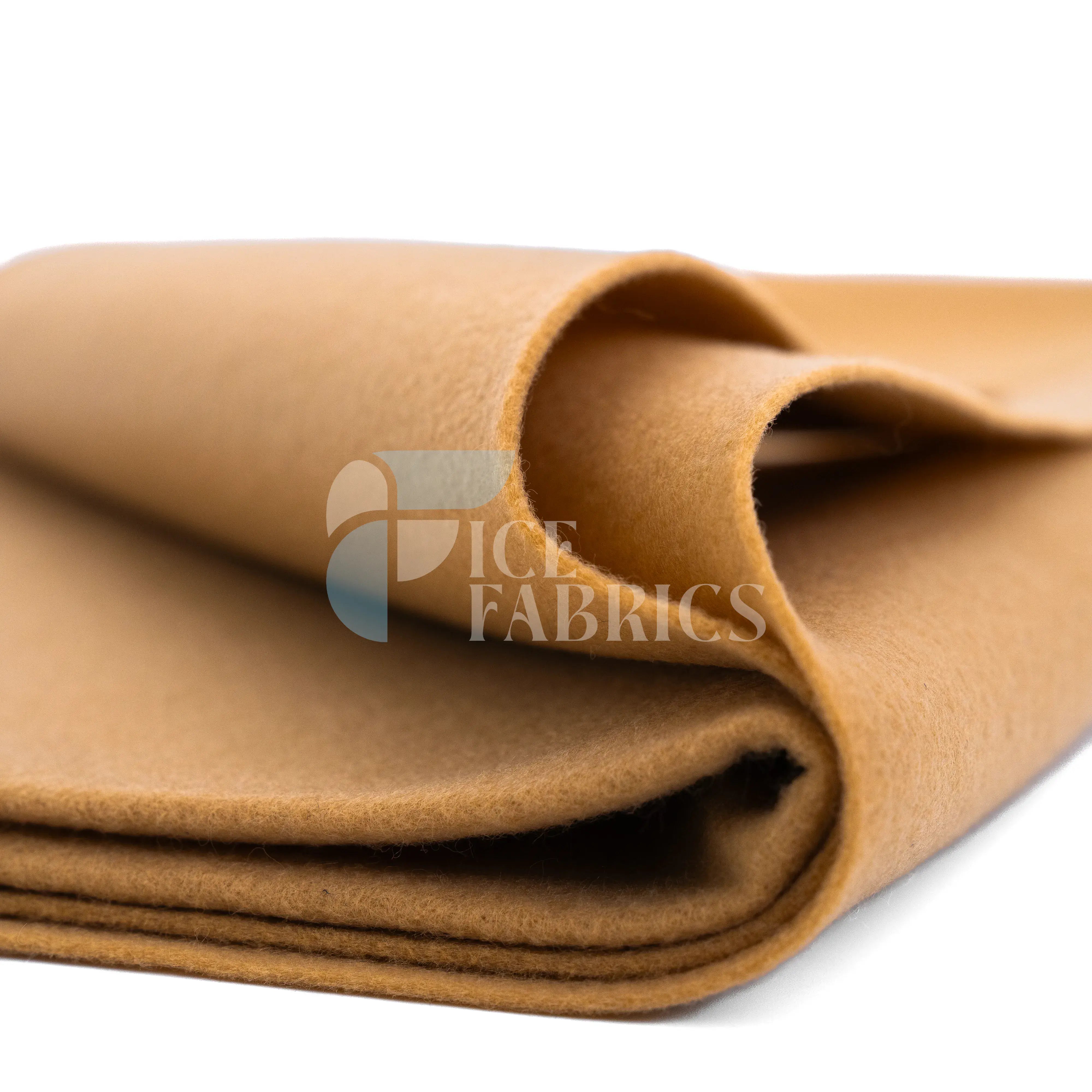 Lt Camel Acrylic Felt Fabric / 1.6mm Thick _ 72” Wide ICE FABRICS By The Yard