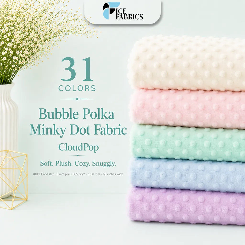 Minky Dot Fabric | CloudPop