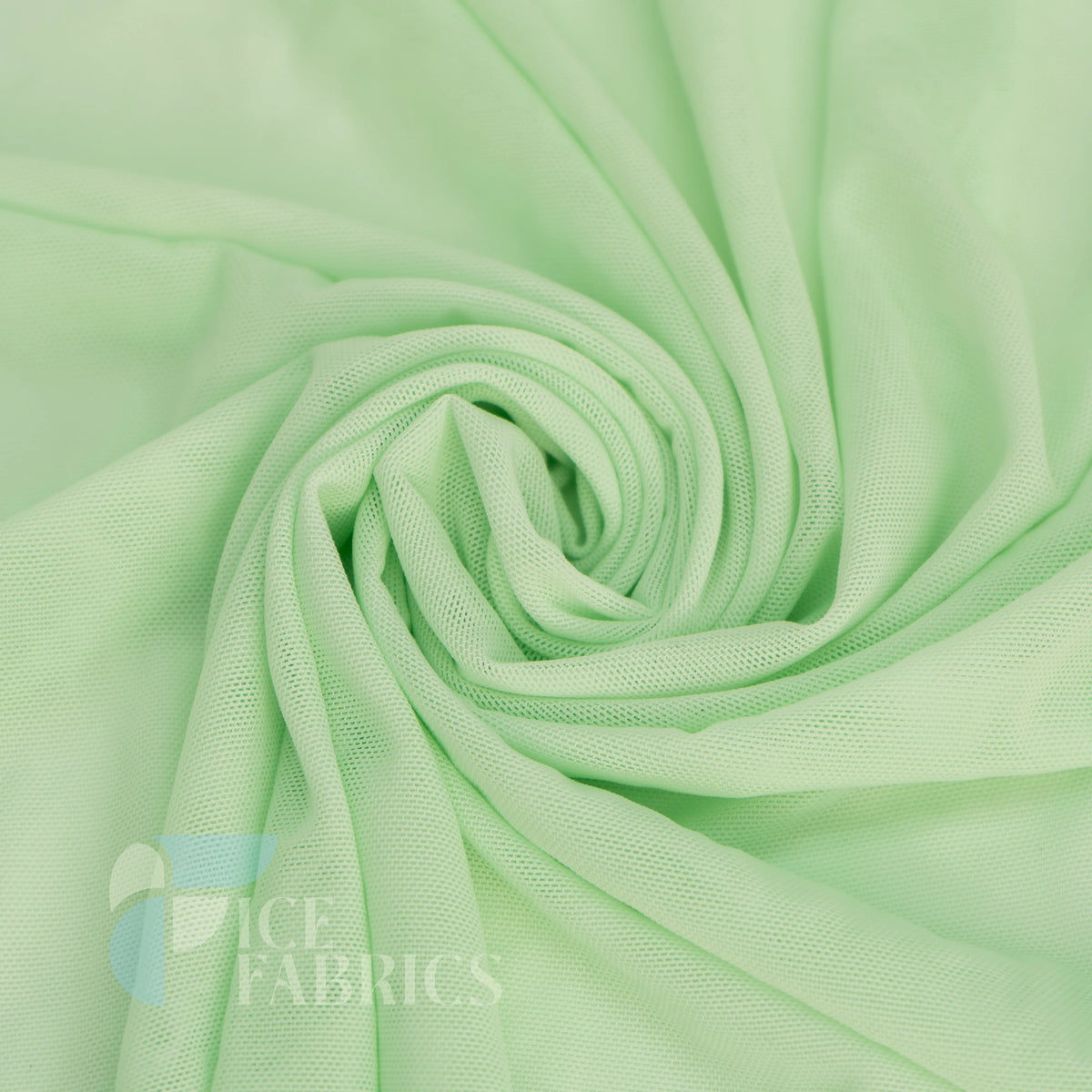 Mint Flex Power Mesh 4 Way Stretch Nylon Fabric