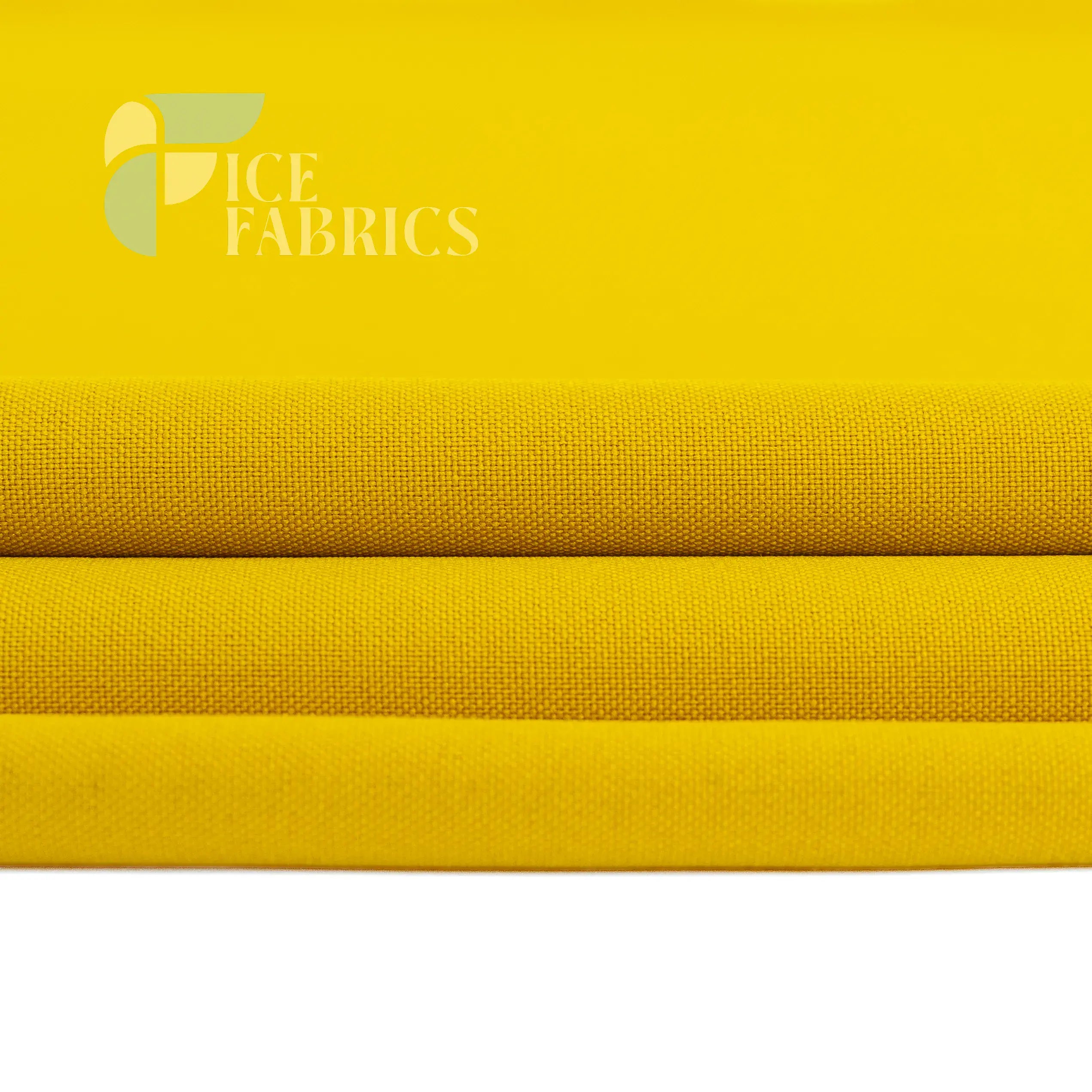Mustard Solid Poly Poplin Fabric By The Yard