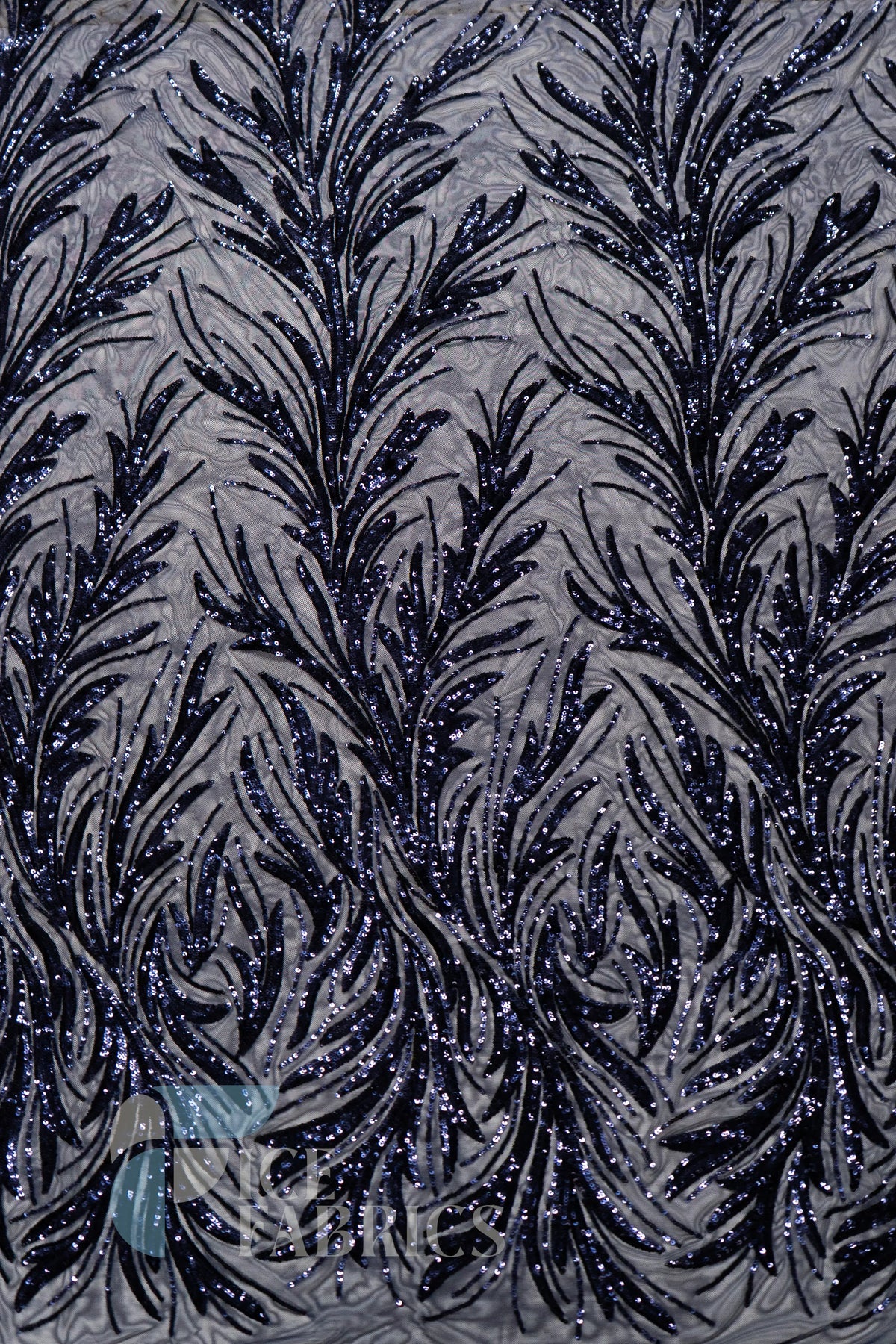 Flame 4 Way Stretch Sequin Spandex Fabric