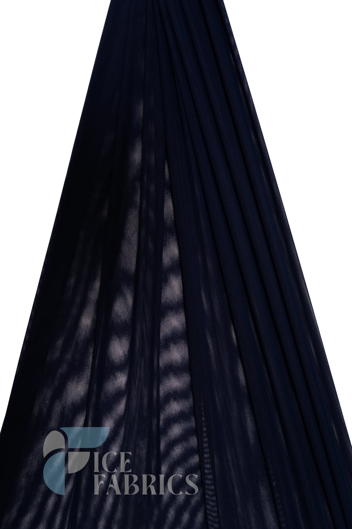 Navy Blue Flex Power Mesh 4 Way Stretch Nylon Fabric