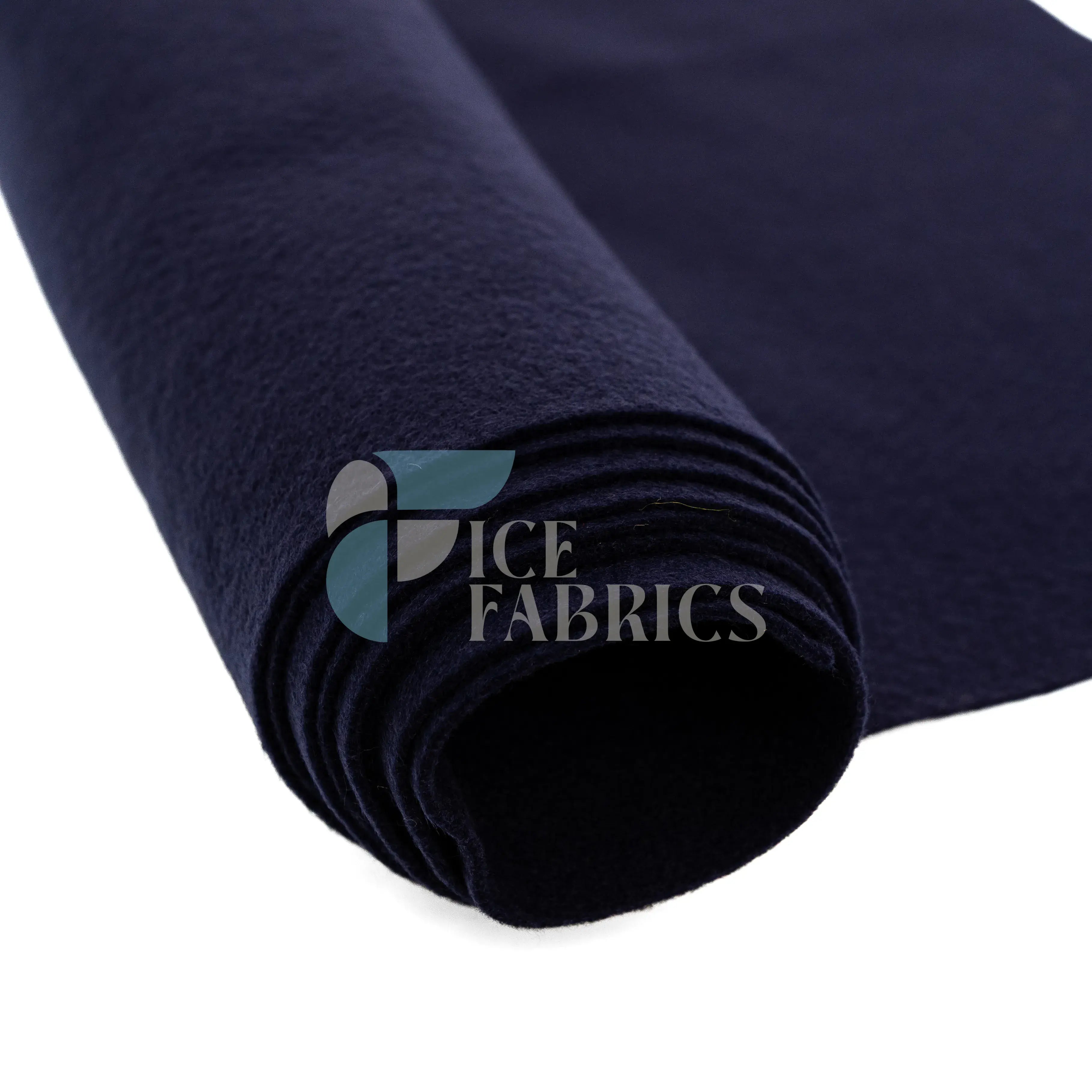 Navy Blue Acrylic Felt Fabric / 1.6mm Thick _ 72” Wide ICE FABRICS By The Yard
