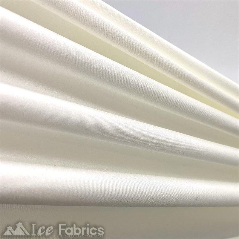 4 Way Stretch Nylon Spandex Fabric By The Roll (20 Yards ) ICE FABRICS |Off White