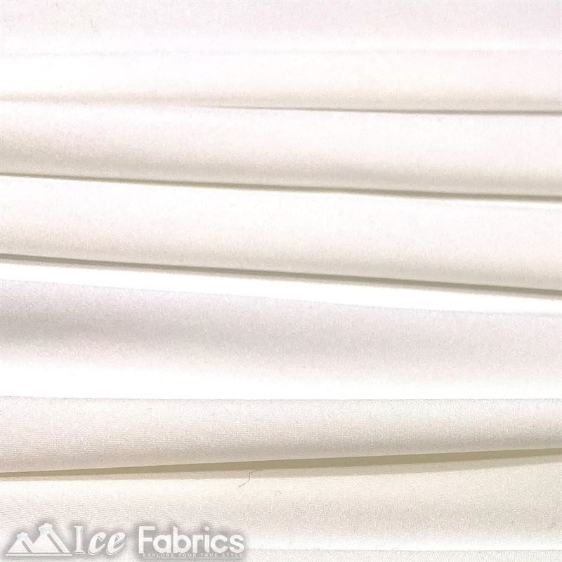 4 Way Stretch Nylon Spandex Fabric By The Roll (20 Yards ) ICE FABRICS |Off White