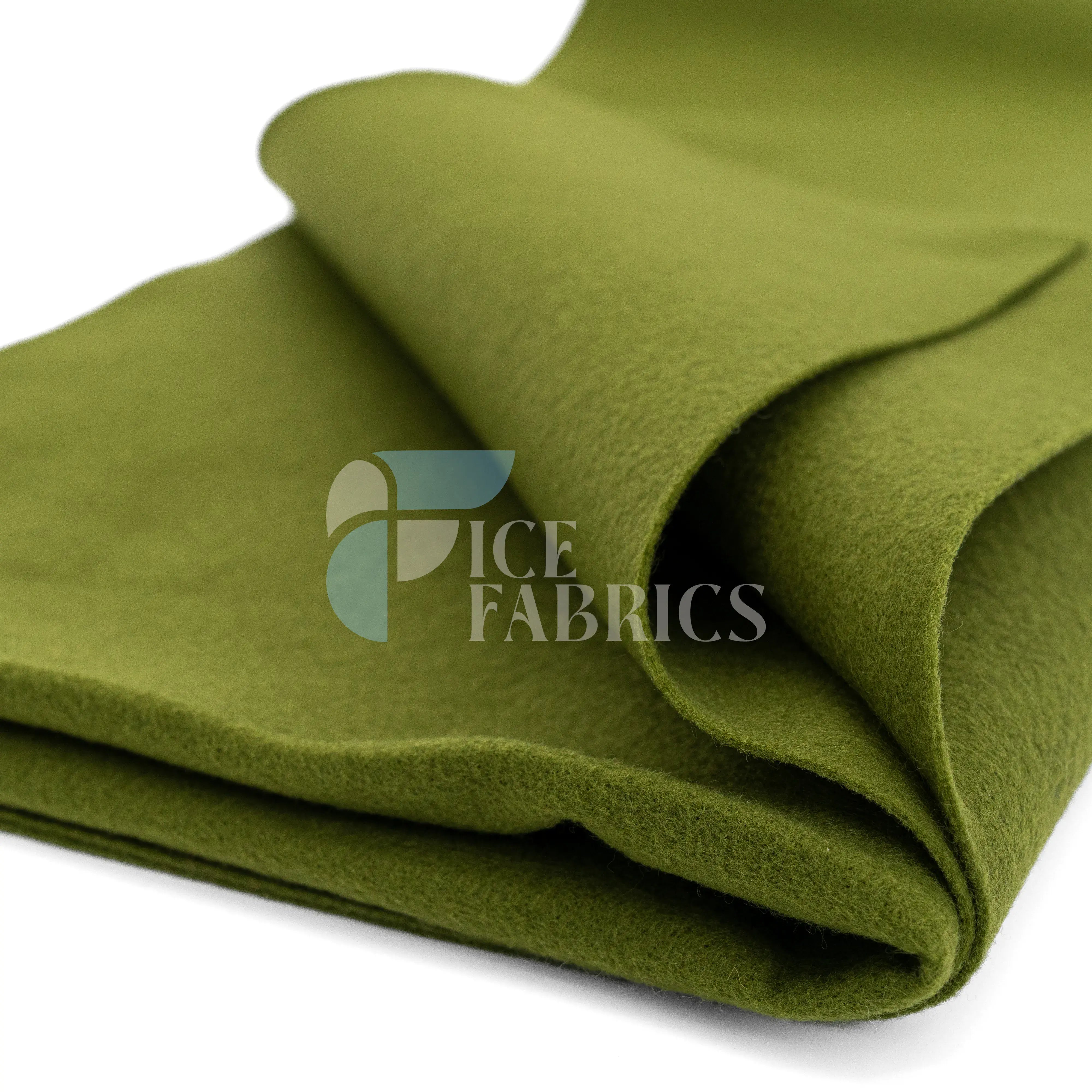 Olive Acrylic Felt Fabric / 1.6mm Thick _ 72” Wide ICE FABRICS By The Yard