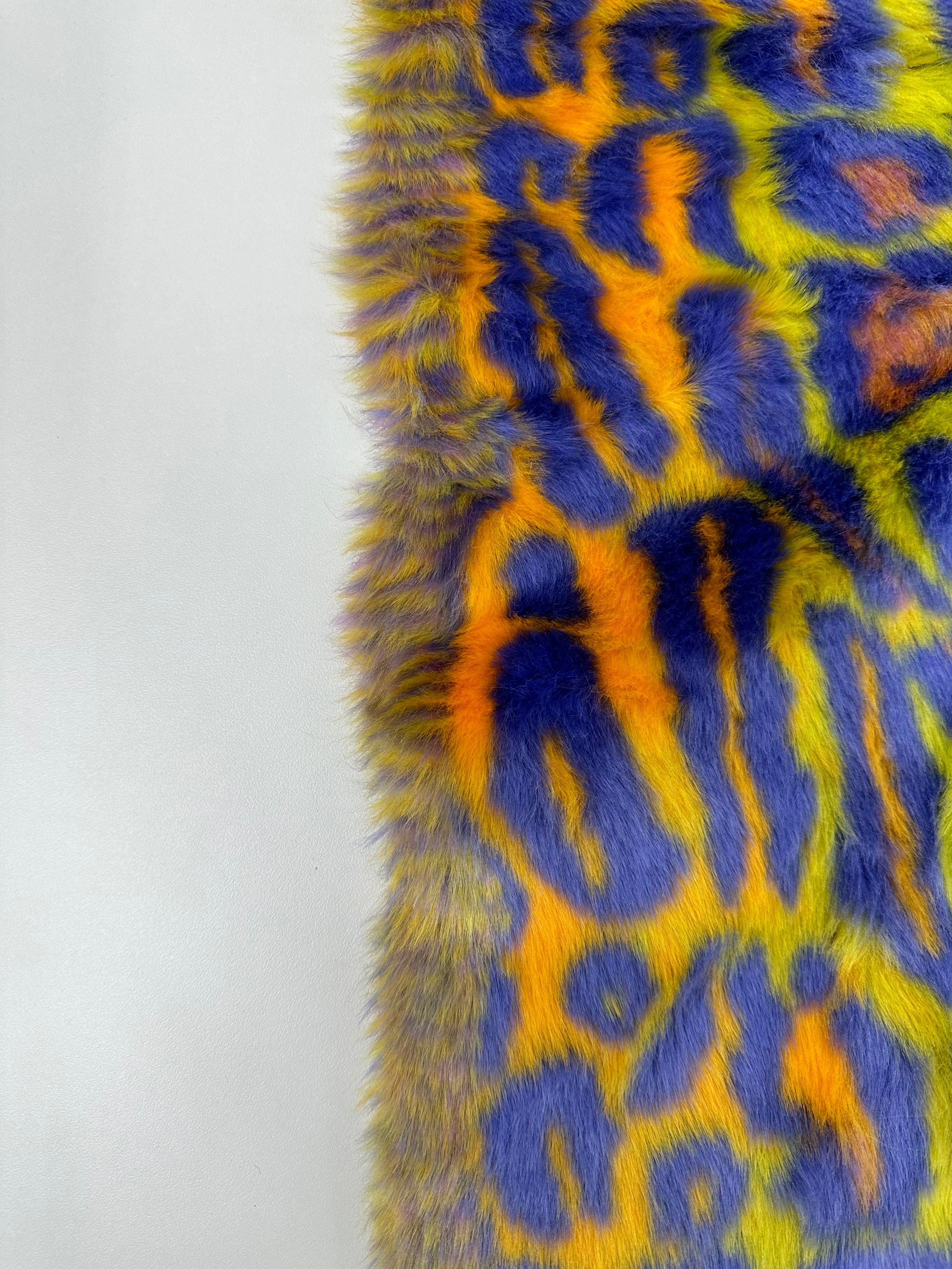 Leopard Short Pile Faux Fur Fabric