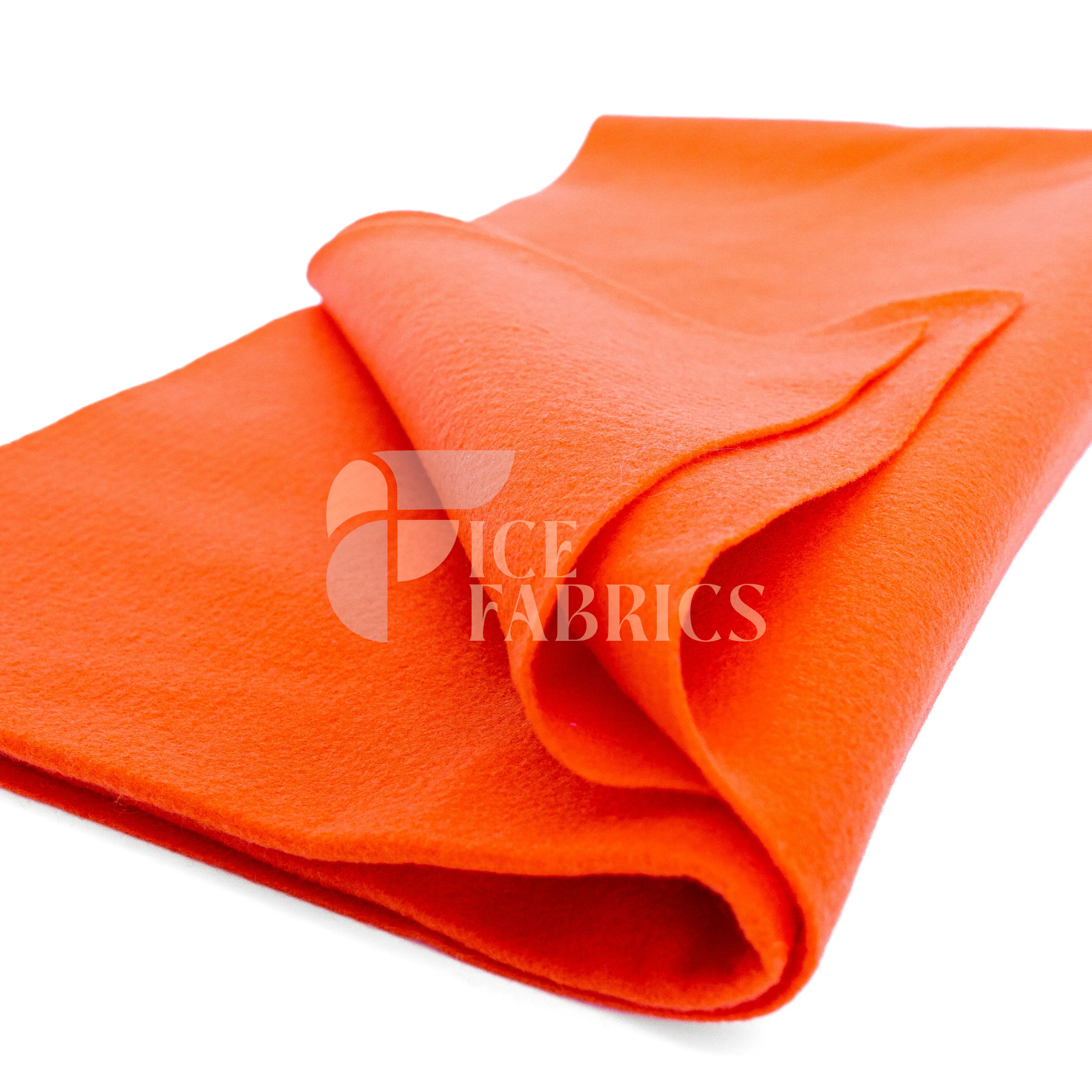 Orange Acrylic Felt Fabric / 1.6mm Thick _ 72” Wide ICE FABRICS By The Yard