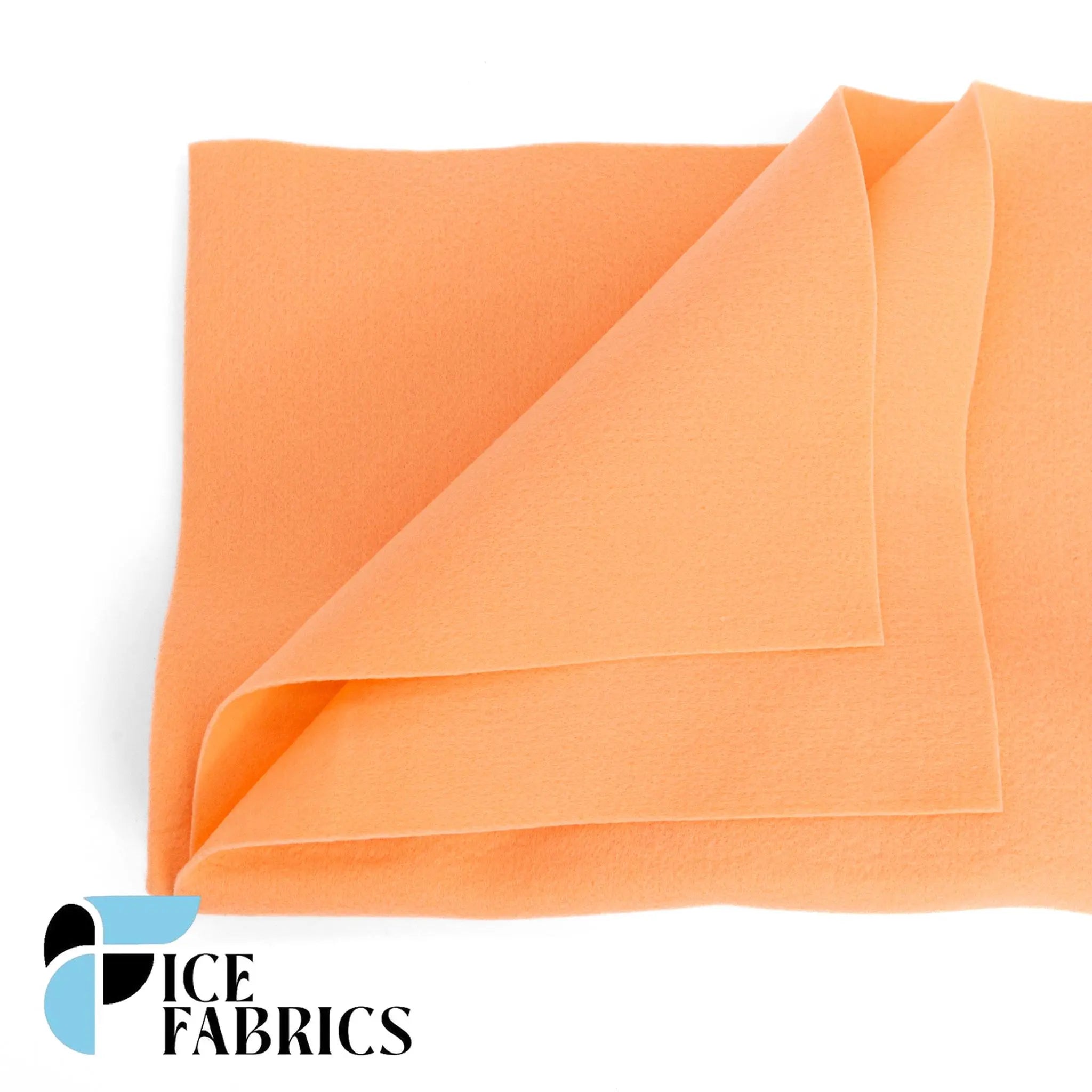 Peach Acrylic Felt Fabric / 1.6mm Thick _ 72” WideICE FABRICSICE FABRICSBy The YardPeach Acrylic Felt Fabric / 1.6mm Thick _ 72” Wide ICE FABRICS