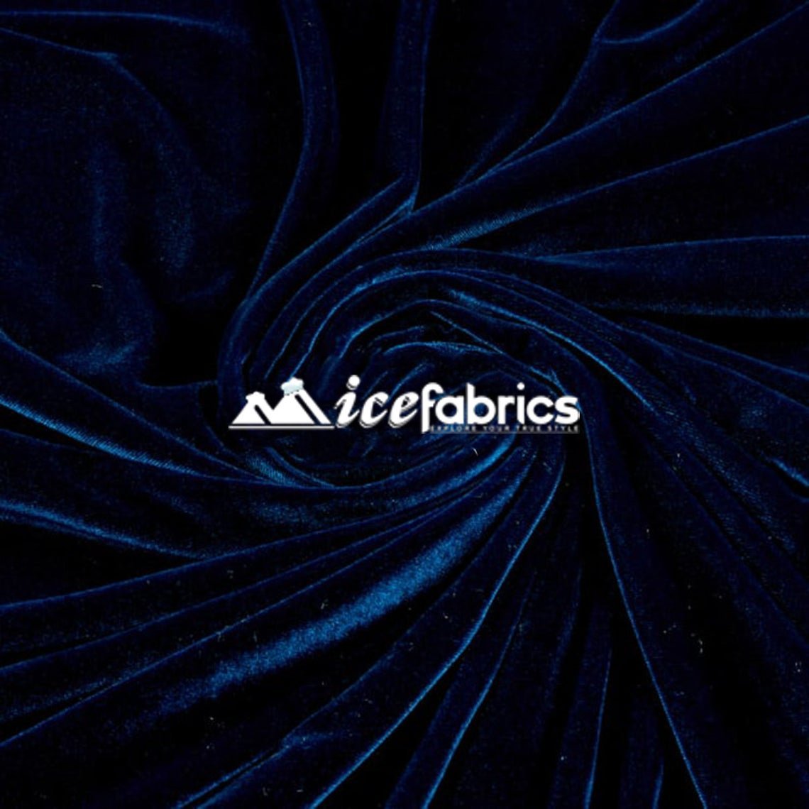 Peacock Stretch Velvet Upholstery Fabric By The Roll (20 yards) Wholesale Fabric