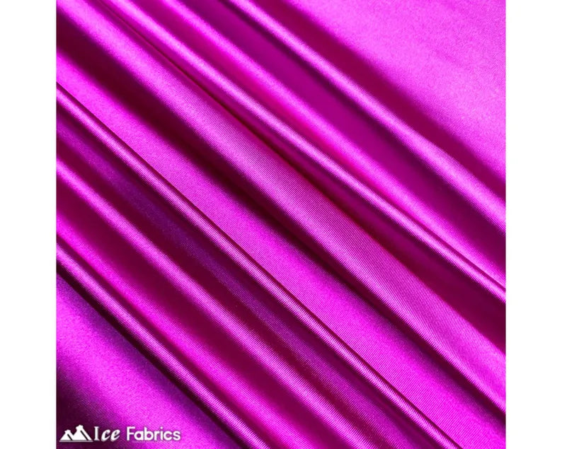 Casino Luxe 4 Way Stretch Silky Satin Fabric By The Roll