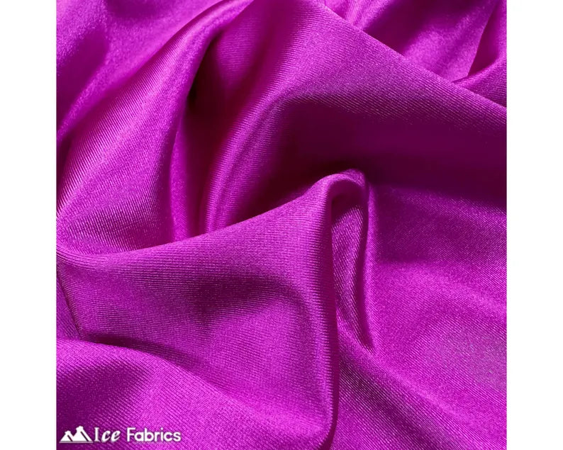 Casino Luxe 4 Way Stretch Silky Satin Fabric By The Roll