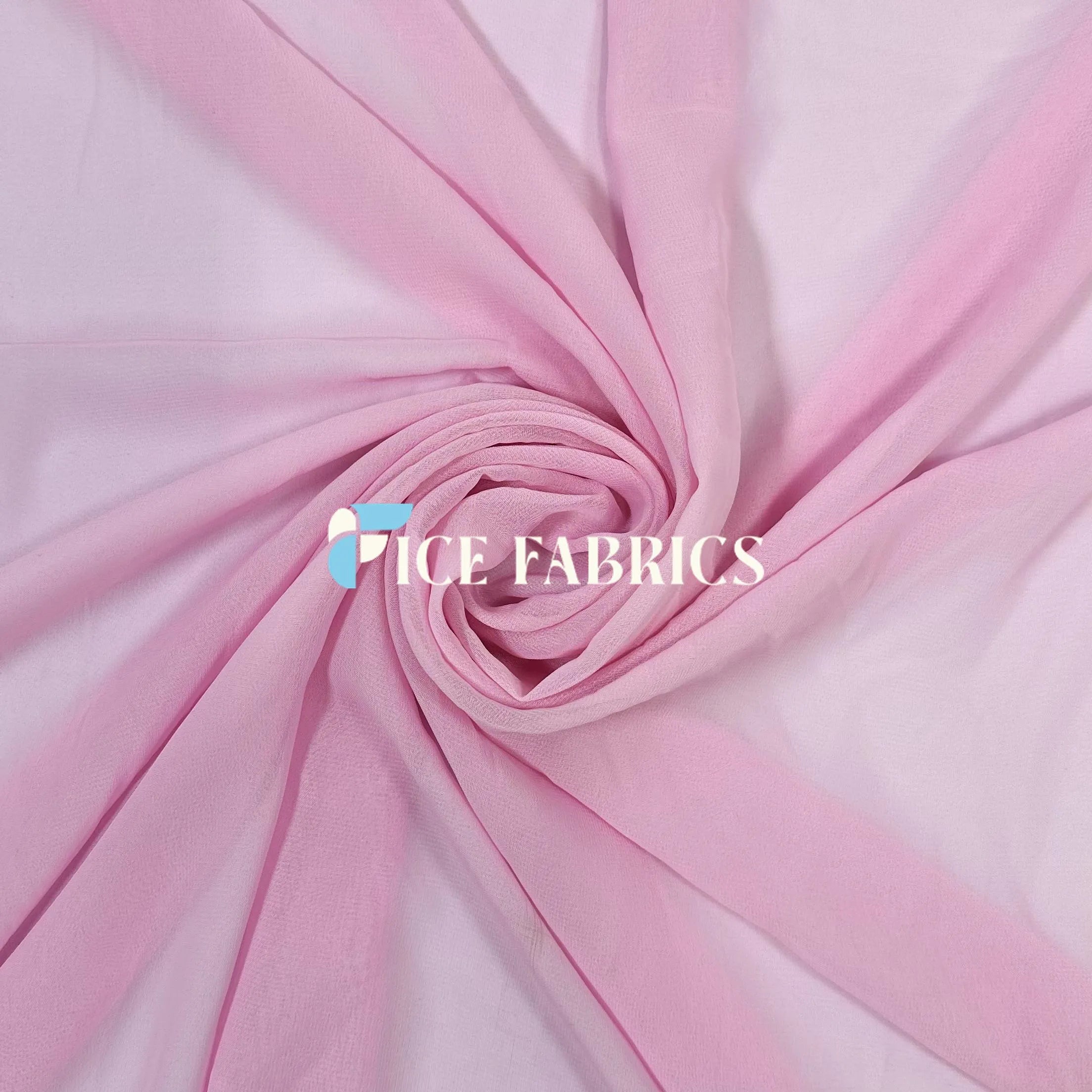 Pink Mia Chiffon Fabric / 60’’ Wide Soft chiffon Sheer Fabric