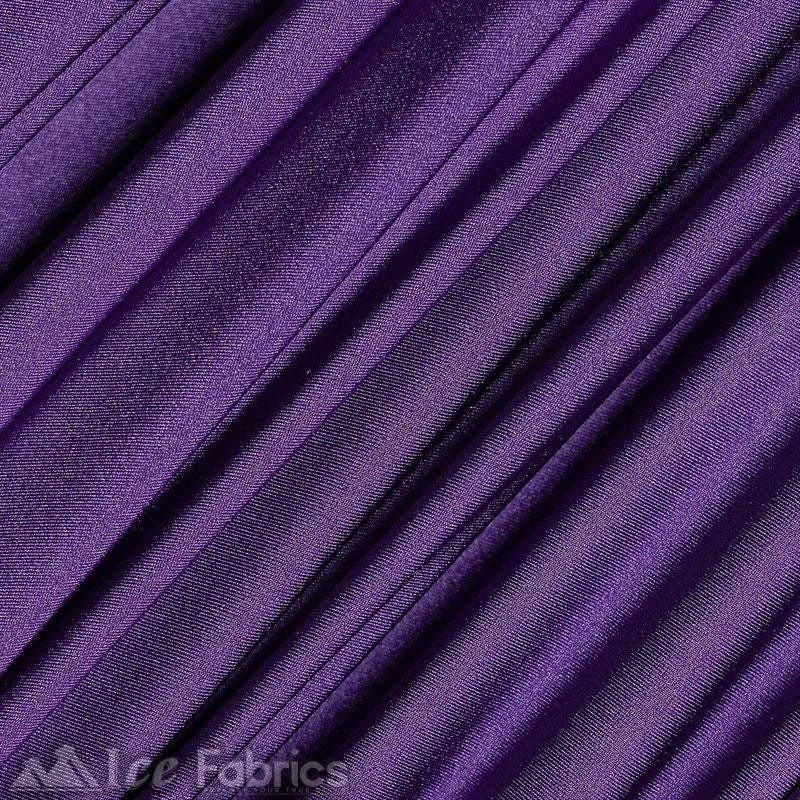 4 Way Stretch Nylon Spandex Fabric By The Roll (20 Yards ) ICE FABRICS |Purple