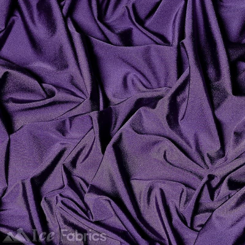 4 Way Stretch Nylon Spandex Fabric By The Roll (20 Yards ) ICE FABRICS |Purple