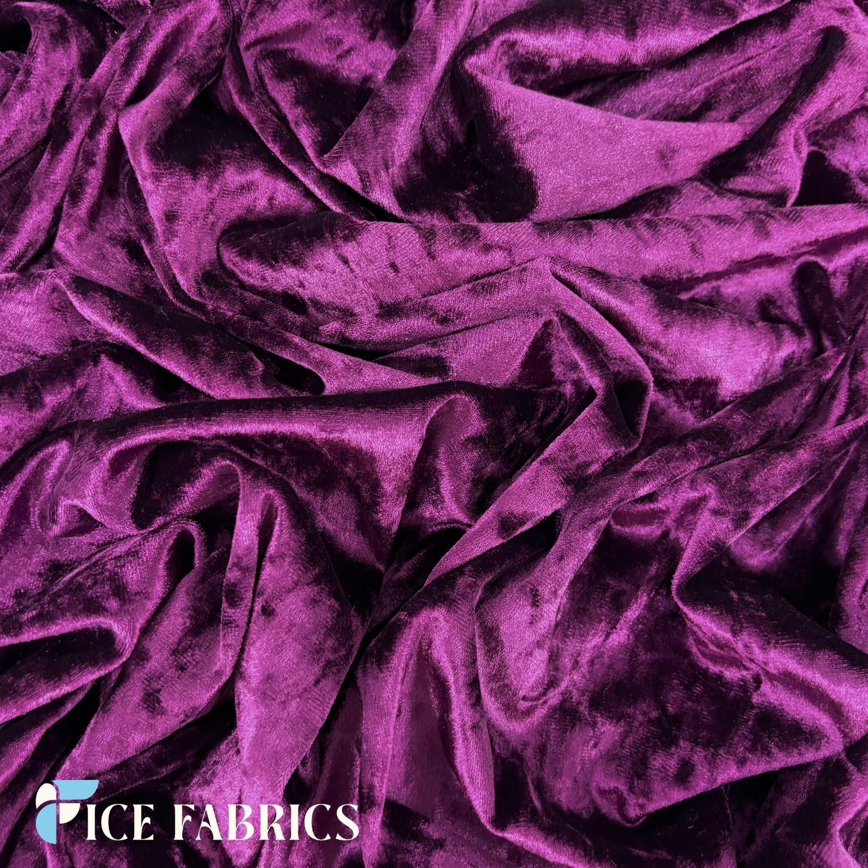 Stretch Crushed Velvet Fabric