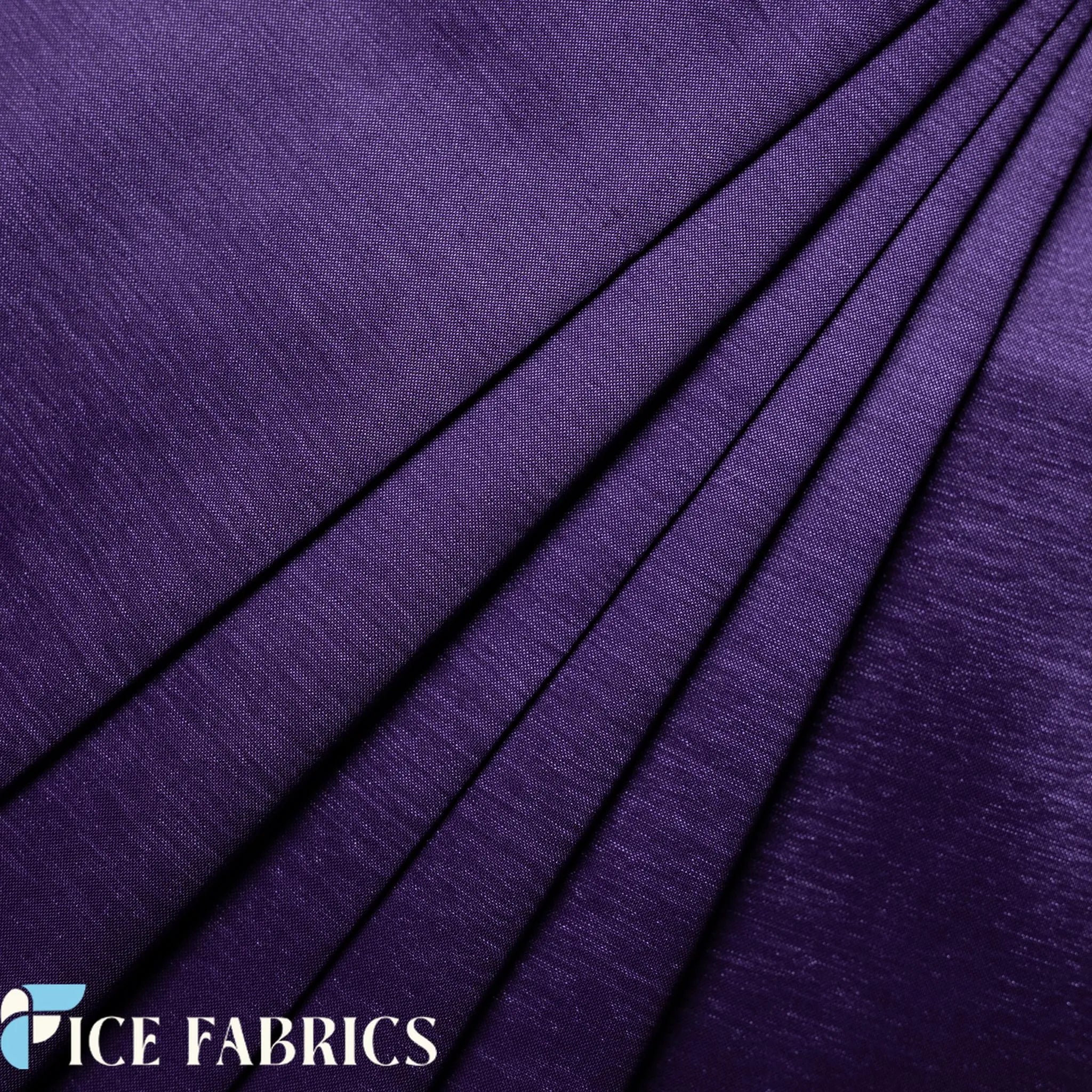 Purple Stretch Nylon Spandex Taffeta Fabric By The Yard
