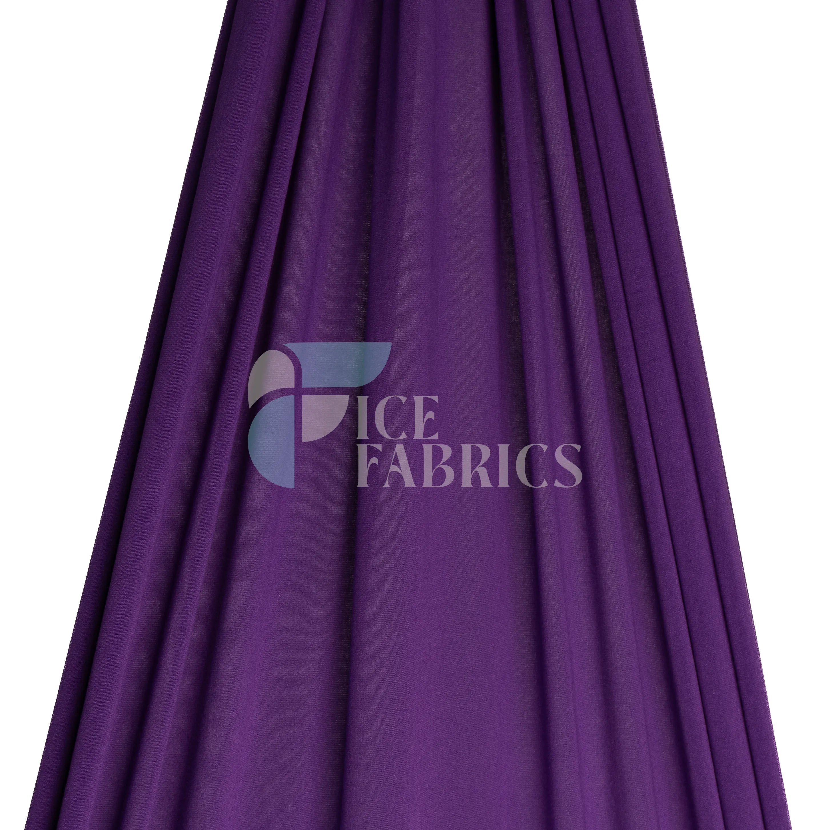 Purple Cotton Spandex Jersey Fabric | FlexCot