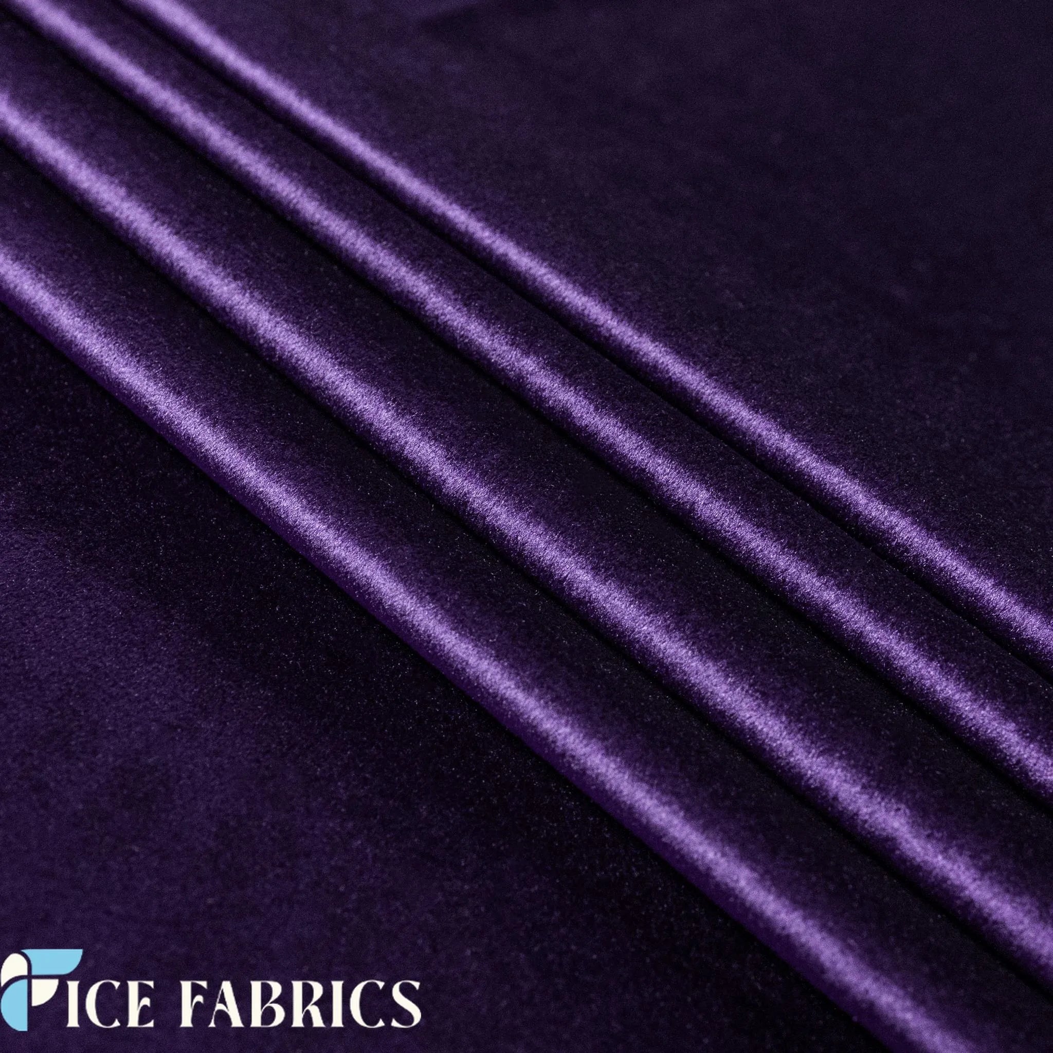 Purple Velvet Upholstery Fabric