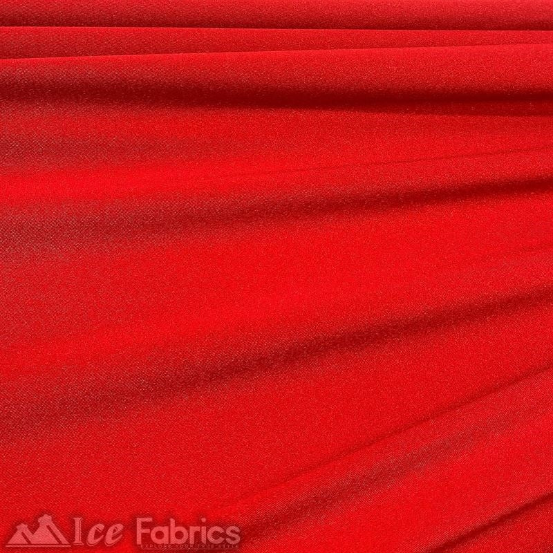 4 Way Stretch Nylon Spandex Fabric By The Roll (20 Yards ) ICE FABRICS |Red