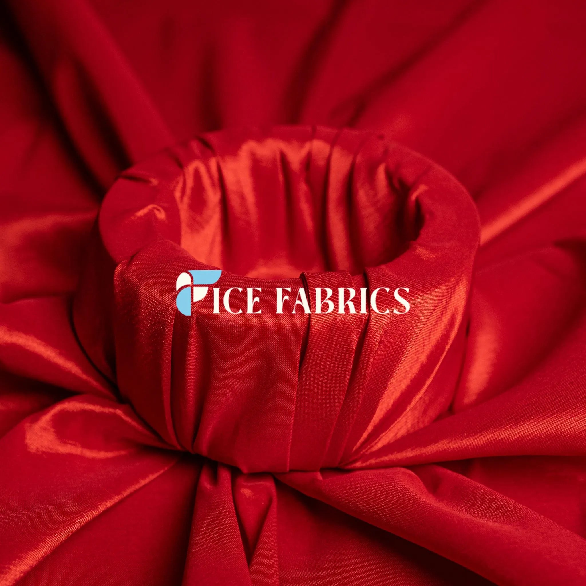 Red Stretch Nylon Spandex Taffeta Fabric