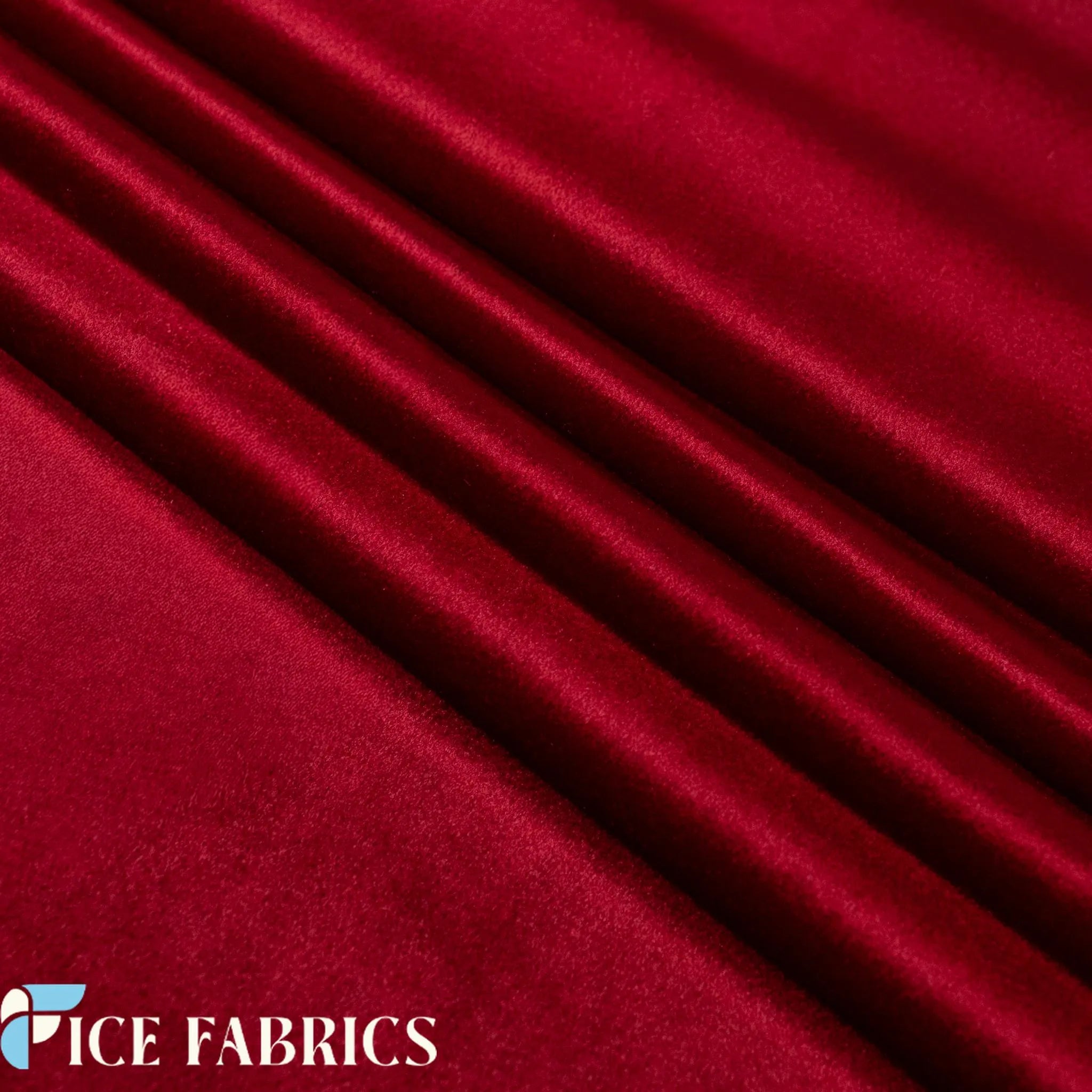 Red Velvet Upholstery Fabric