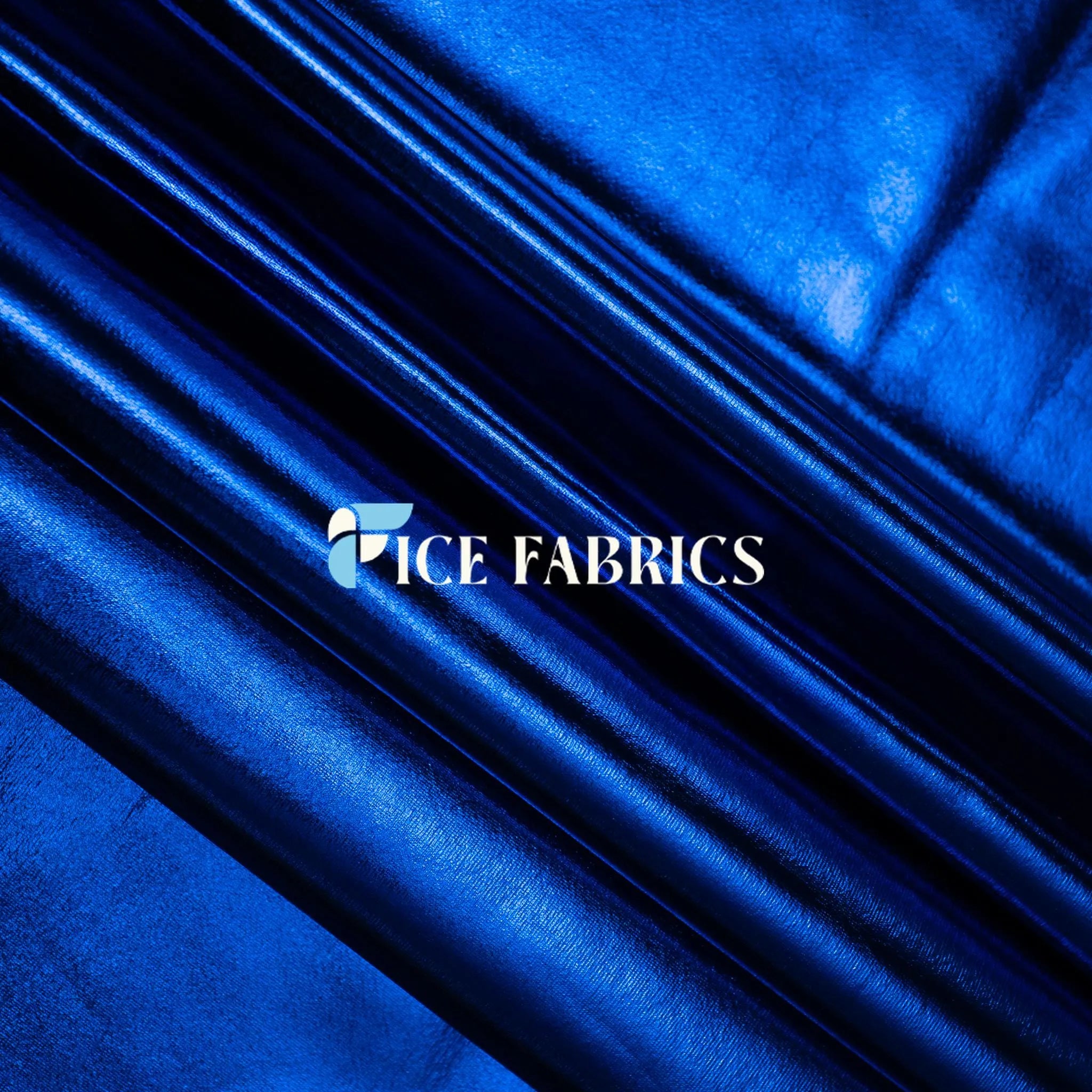 Royal Blue 4 Way Stretch Shiny Spandex Fabric By The Yard