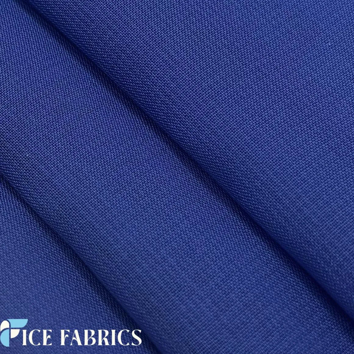 Royal Blue Sheer Chiffon Fabric