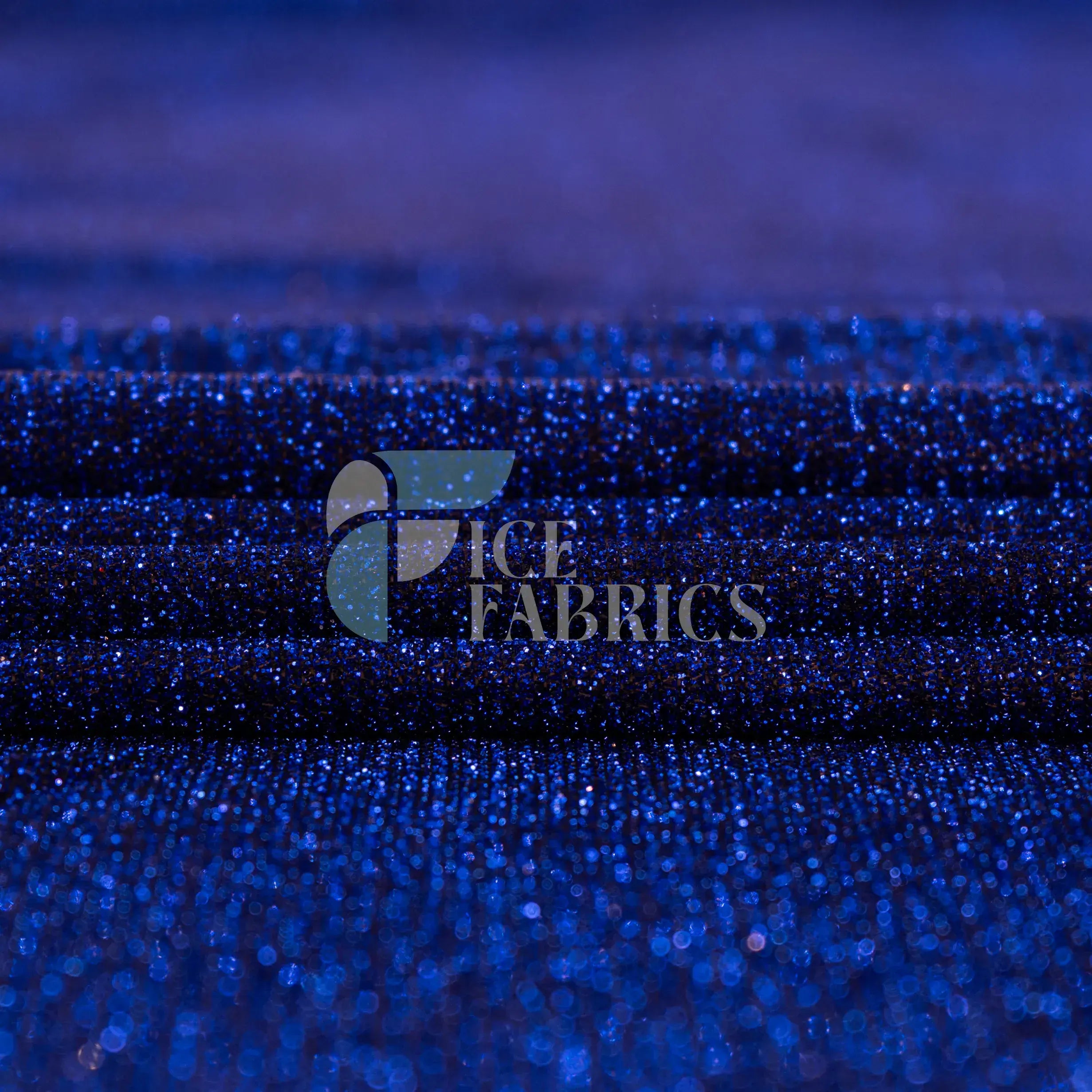 Royal Lurex Sparkle Glitter Knit Spandex Fabric