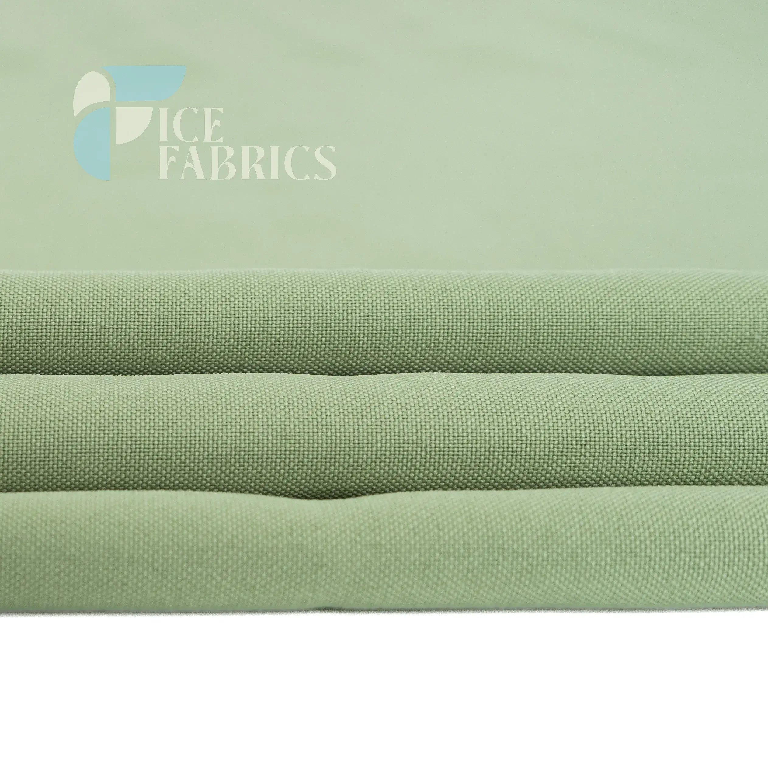 Sage Solid Poly Poplin Fabric By The Yard