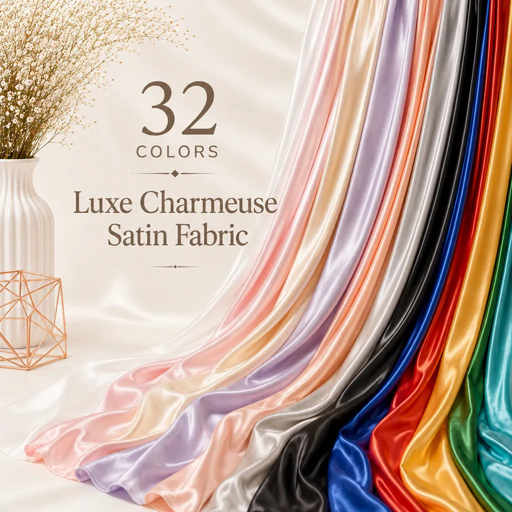 Medium Charmeuse Satin Fabric