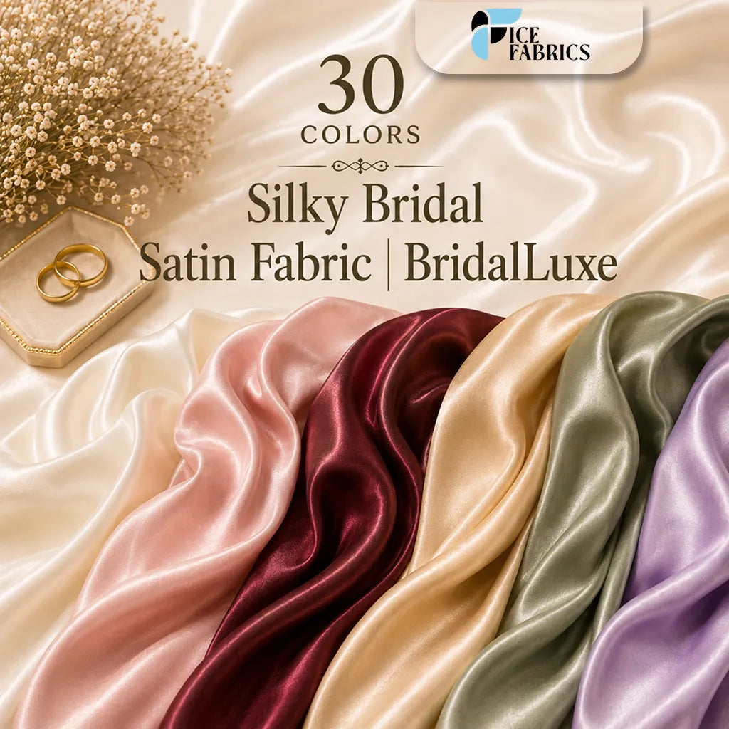Silky Bridal Satin Fabric | Bridal FabricSatin FabricICE FABRICSICE FABRICSBy The YardAntique GoldSilky Bridal Satin Fabric | Bridal Fabric ICE FABRICS