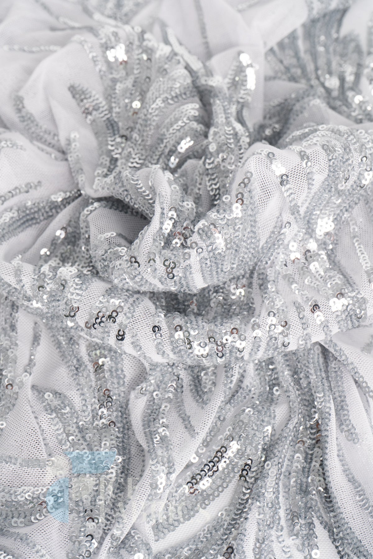 Flame 4 Way Stretch Sequin Spandex Fabric