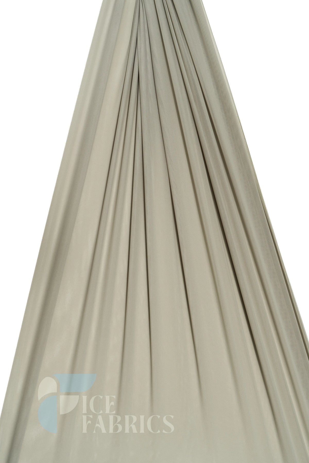 Silver Flex Power Mesh 4 Way Stretch Nylon Fabric