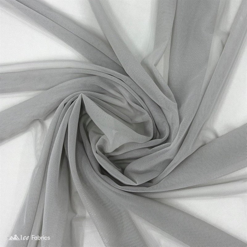 Silver Way Stretch Nylon Spandex Power Mesh Fabric