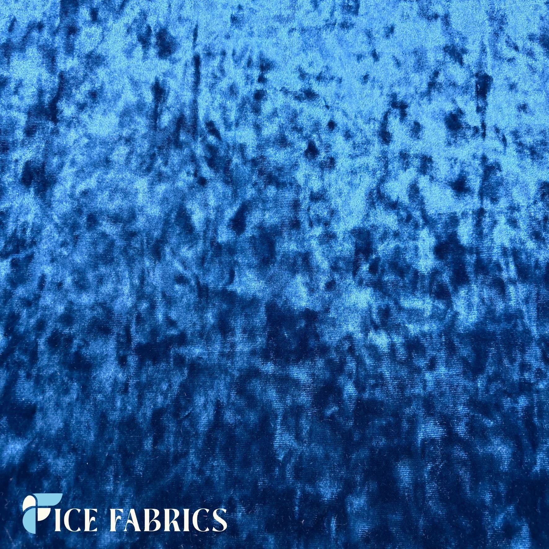 Teal Stretch Crushed Velvet Upholstery Fabric
