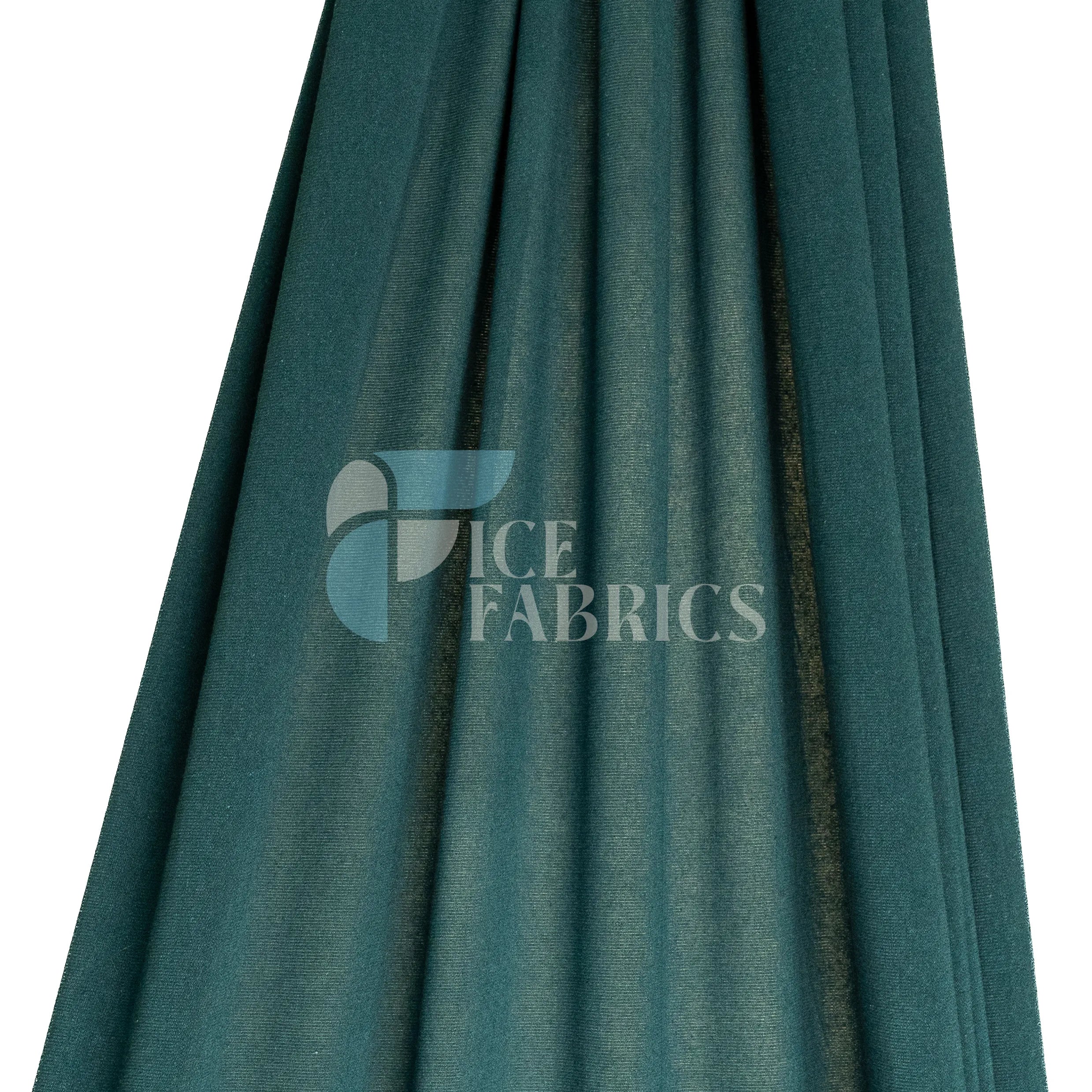 Teal Cotton Spandex Jersey Fabric | FlexCot
