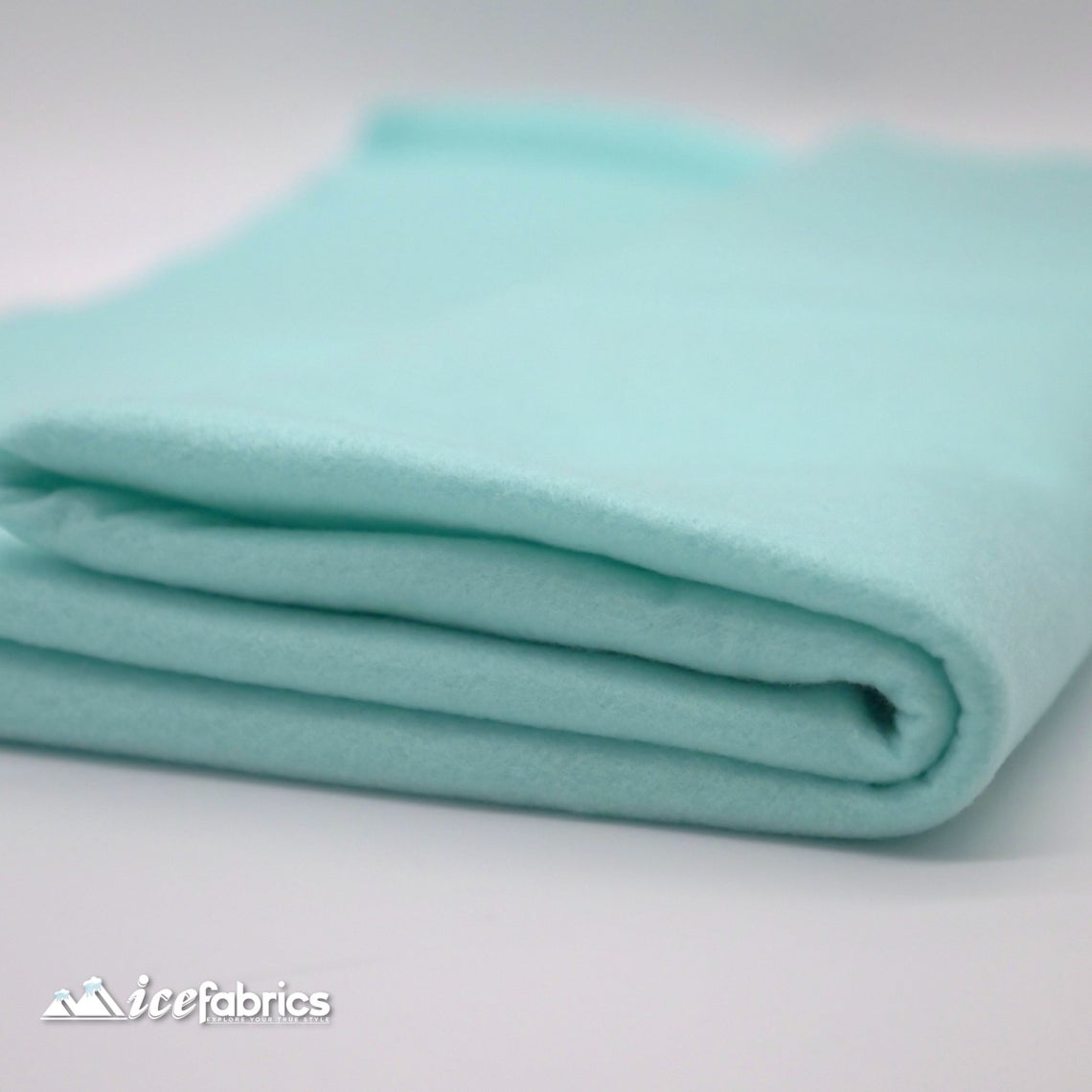 72" Wide 1.6 mm Thick Acrylic Aqua Felt Fabric By The YardICE FABRICSICE FABRICSPer Yard1.6mm Thick72" Wide 1.6 mm Thick Acrylic Aqua Felt Fabric By The Yard ICE FABRICS