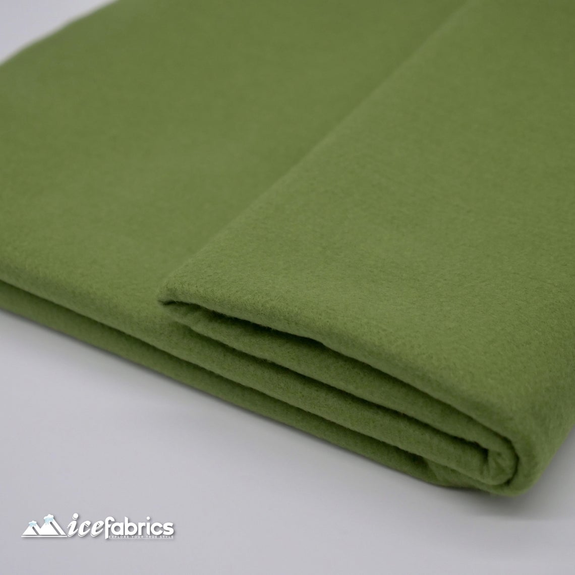 72 Inches Wide 1.6 mm Thick Acrylic Olive Green Felt Fabric By The YardICE FABRICSICE FABRICSPer Yard1.6mm Thick72 Inches Wide 1.6 mm Thick Acrylic Olive Green Felt Fabric By The Yard ICE FABRICS