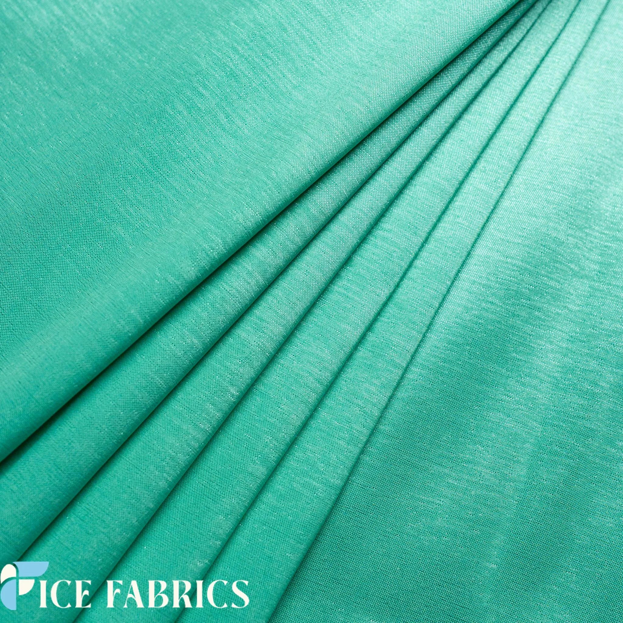 Tiffany Green Stretch Nylon Spandex Taffeta Fabric by the yard
