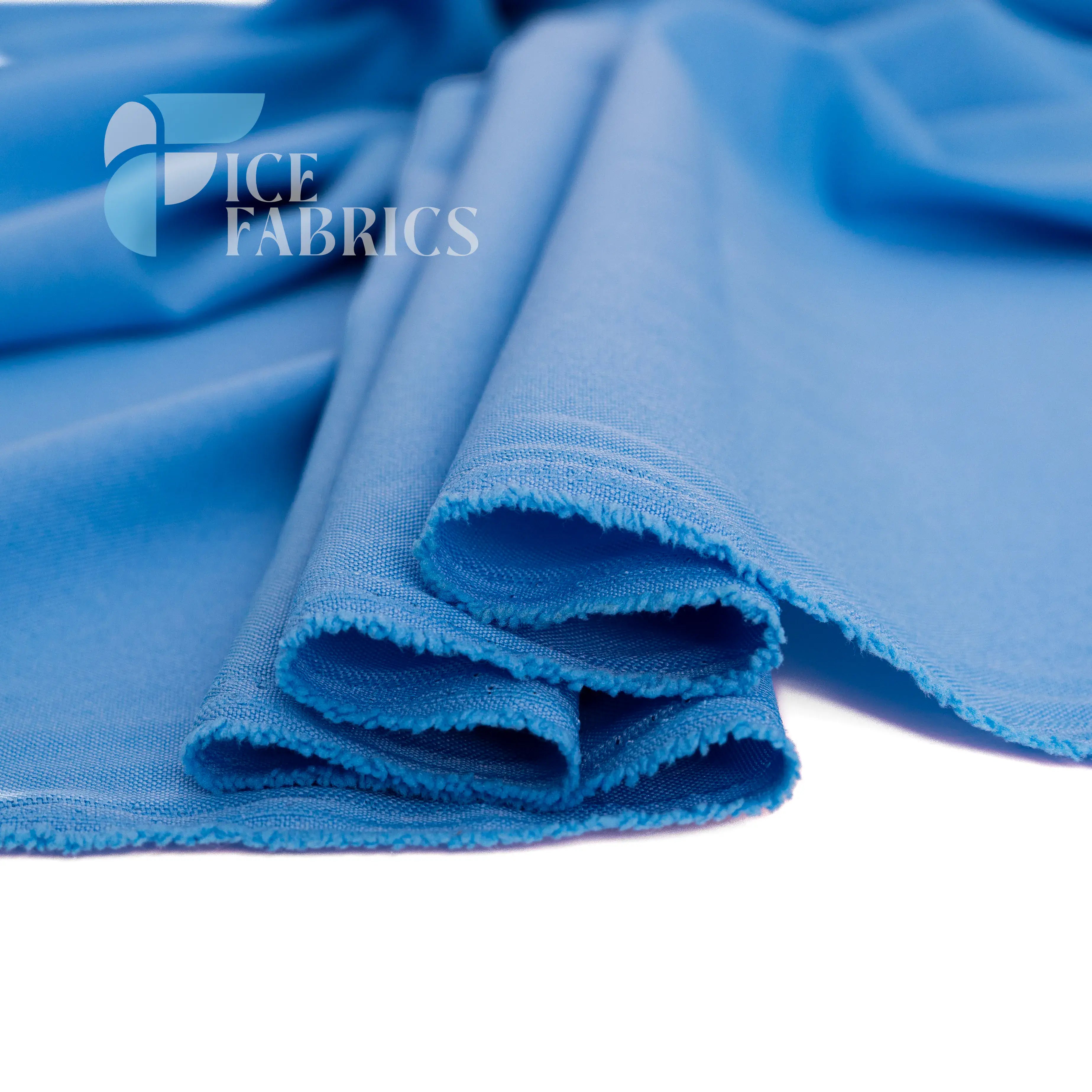 Turquoise Solid Poly Poplin Fabric By The Yard