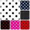 1-Inch Polka Dot/Spot Poly Cotton Fabric By The Yard