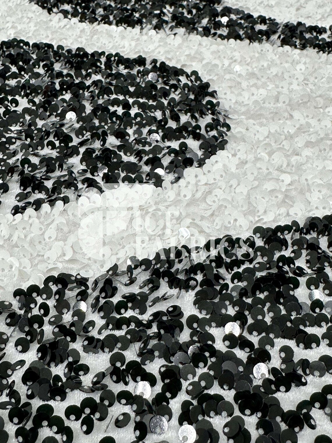Velvet sequin material