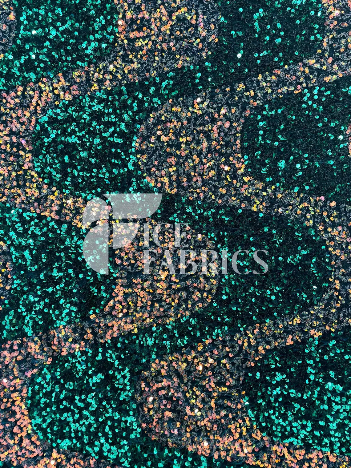 Stretch Velvet Sequin Fabric