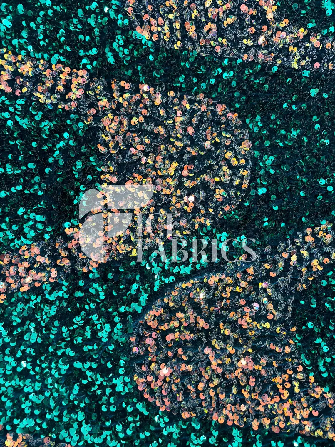 Velvet Sequin Fabric