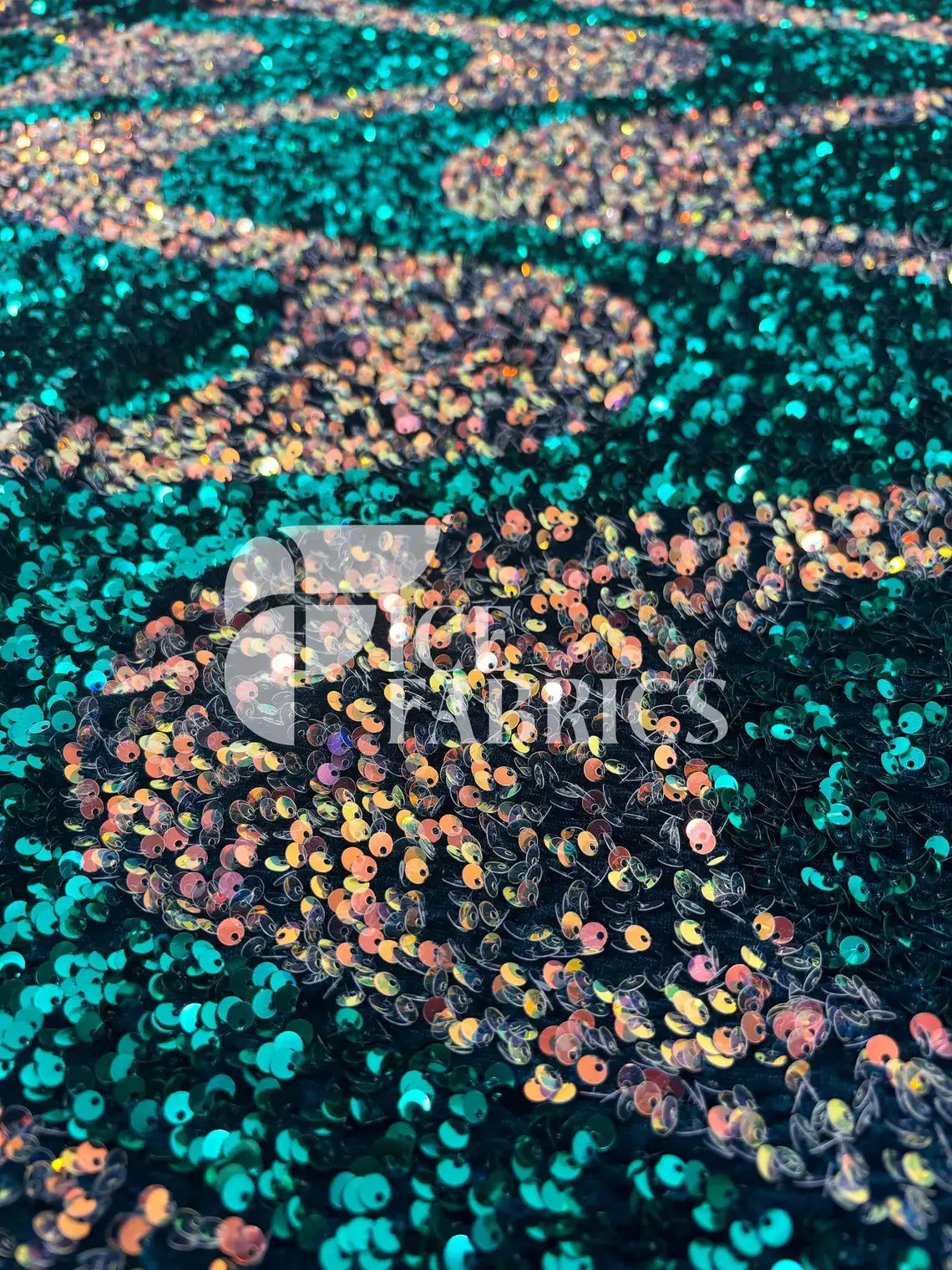 velvet fabric with sequins