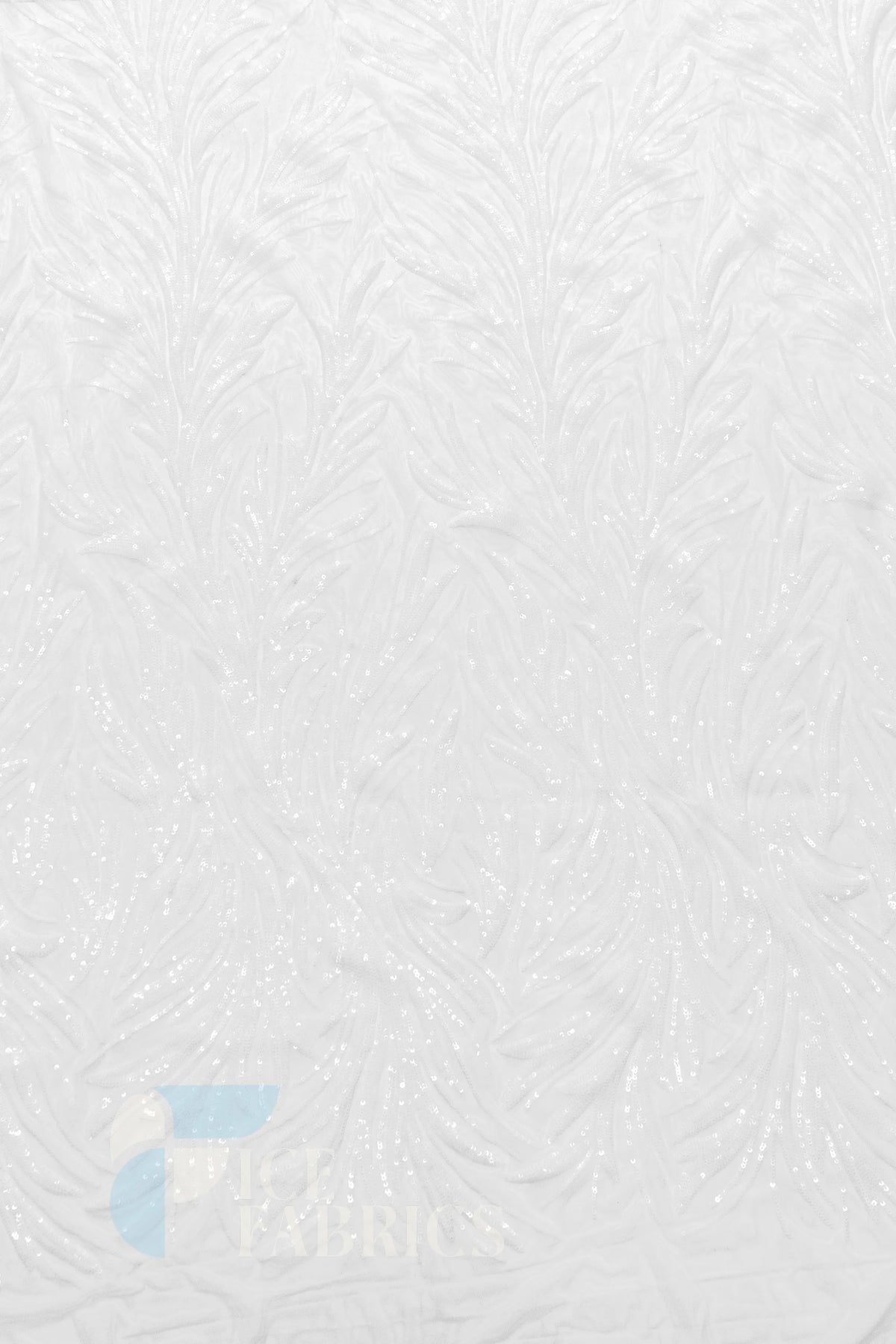 Flame 4 Way Stretch Sequin Spandex Fabric